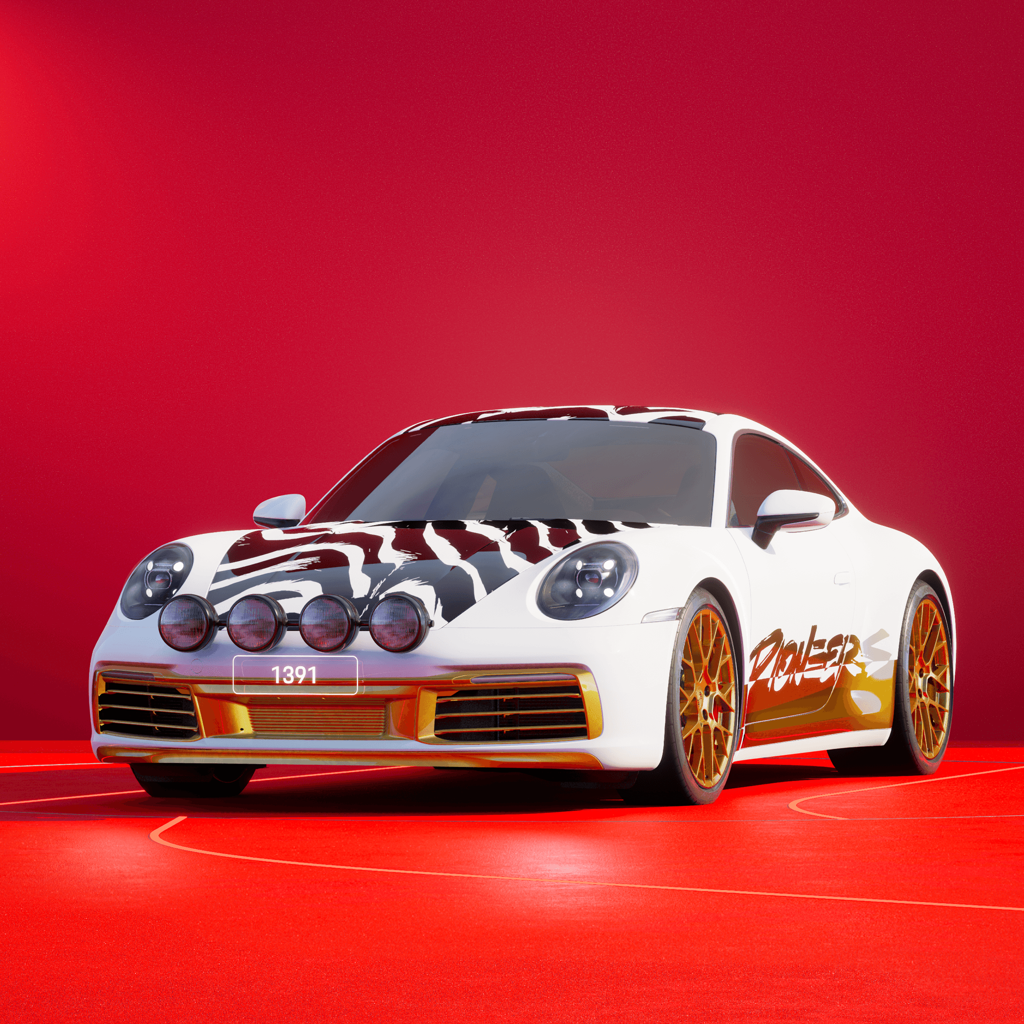 The PORSCHΞ 911 1391 image in phase