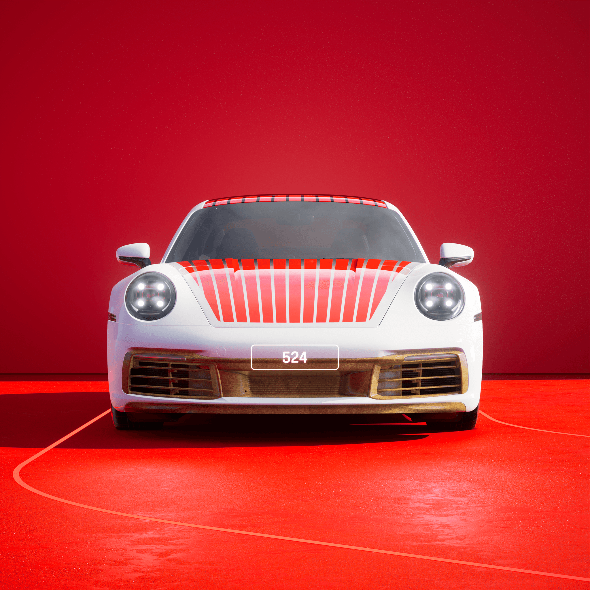 The PORSCHΞ 911 524 image in phase