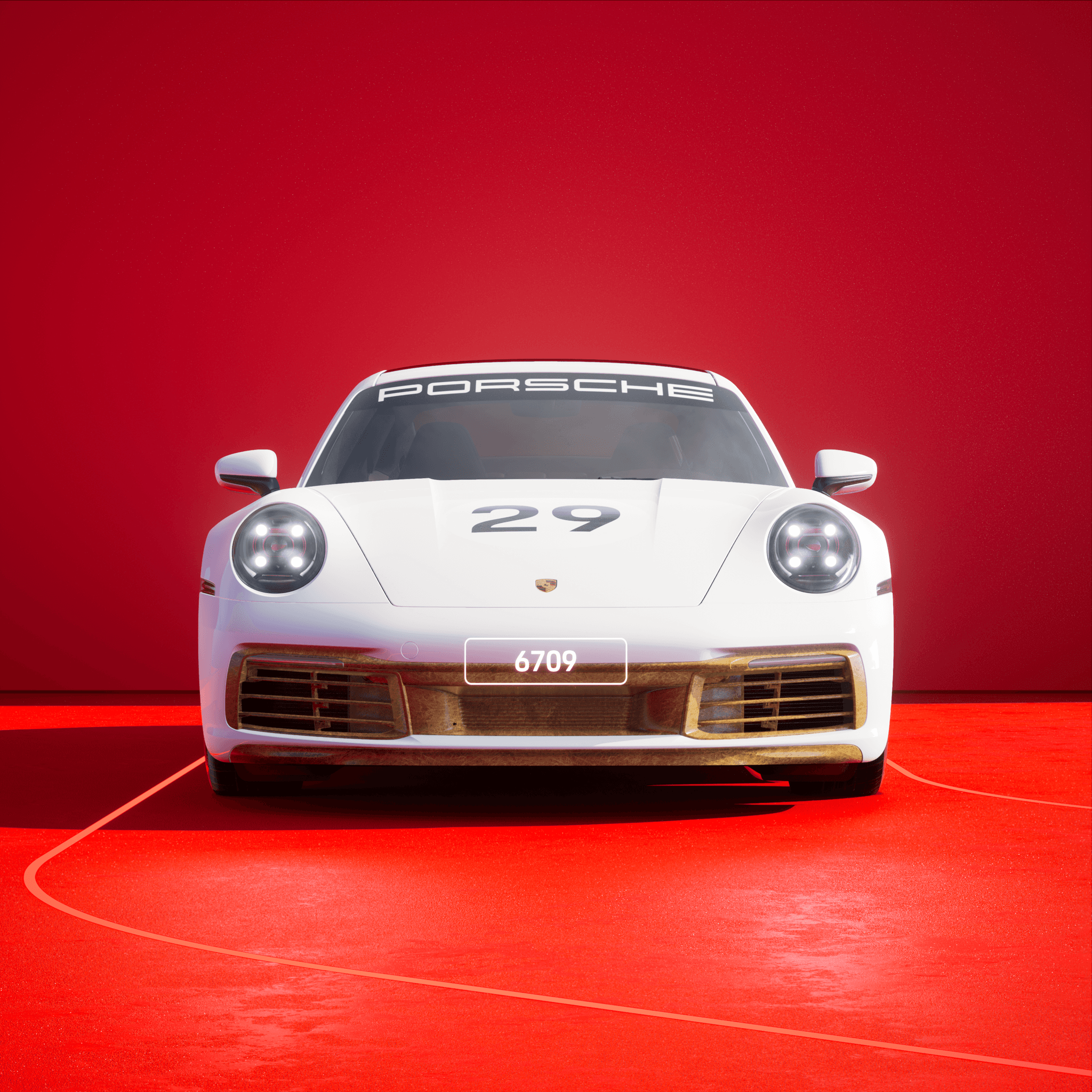 The PORSCHΞ 911 6709 image in phase