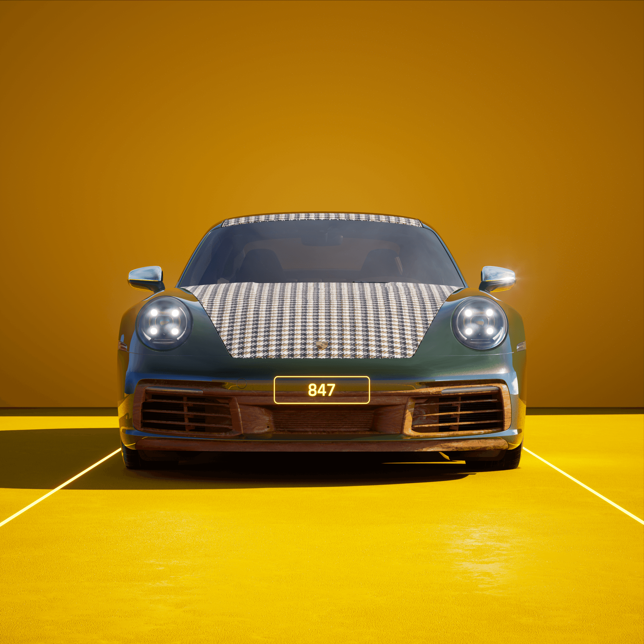 The PORSCHΞ 911 847 image in phase