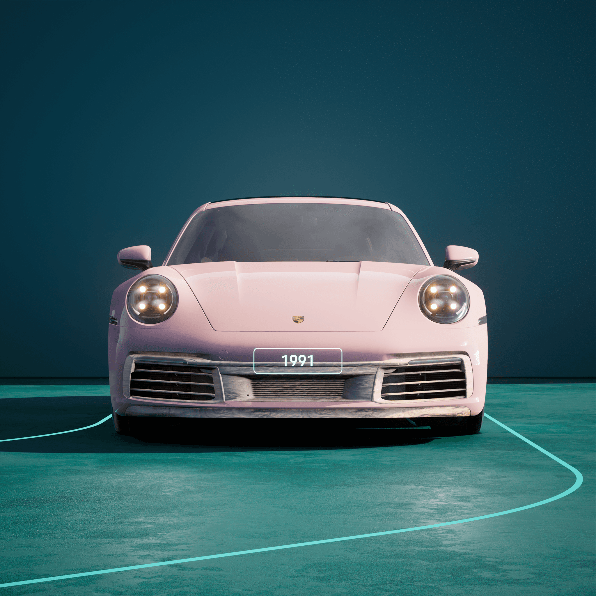 The PORSCHΞ 911 1991 image in phase