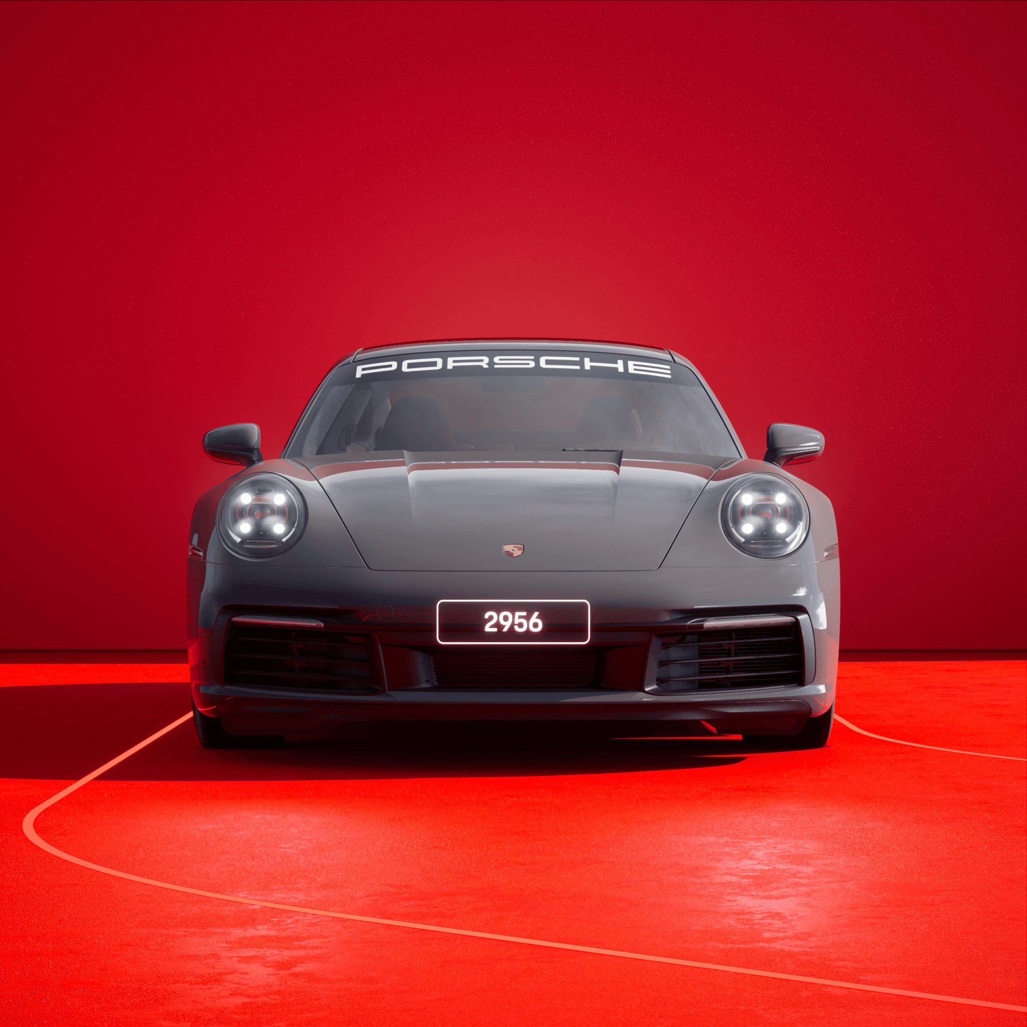 The PORSCHΞ 911 2956 image in phase