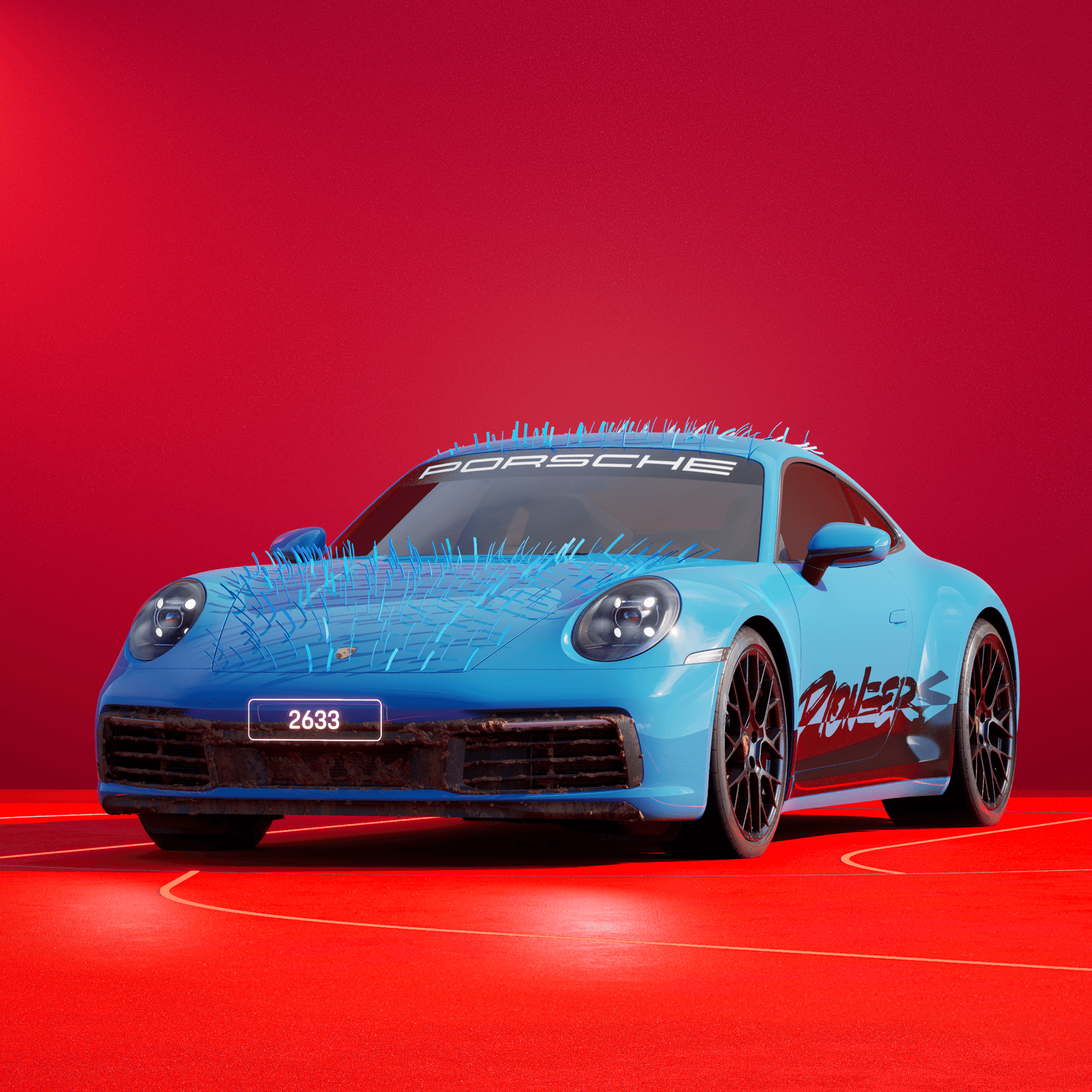 The PORSCHΞ 911 2633 image in phase