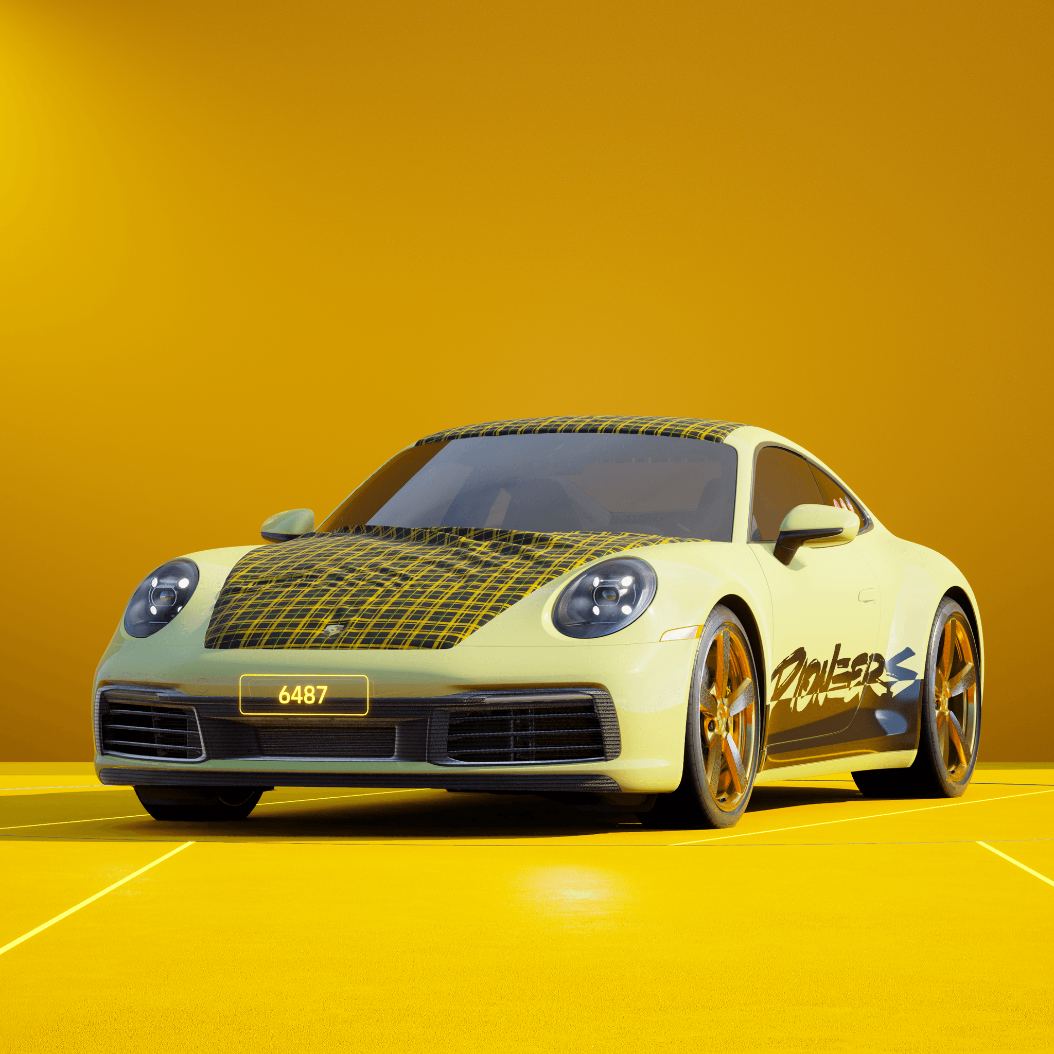 The PORSCHΞ 911 6487 image in phase