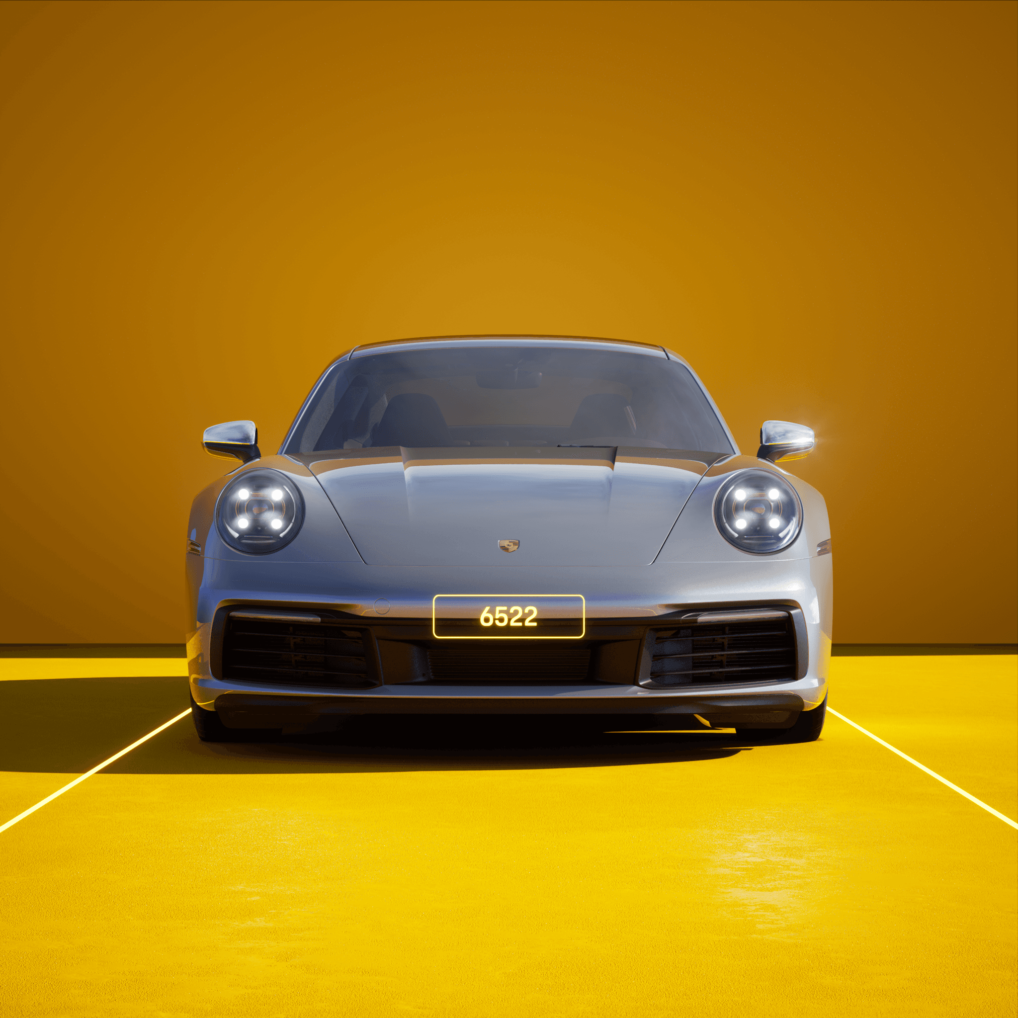 The PORSCHΞ 911 6522 image in phase