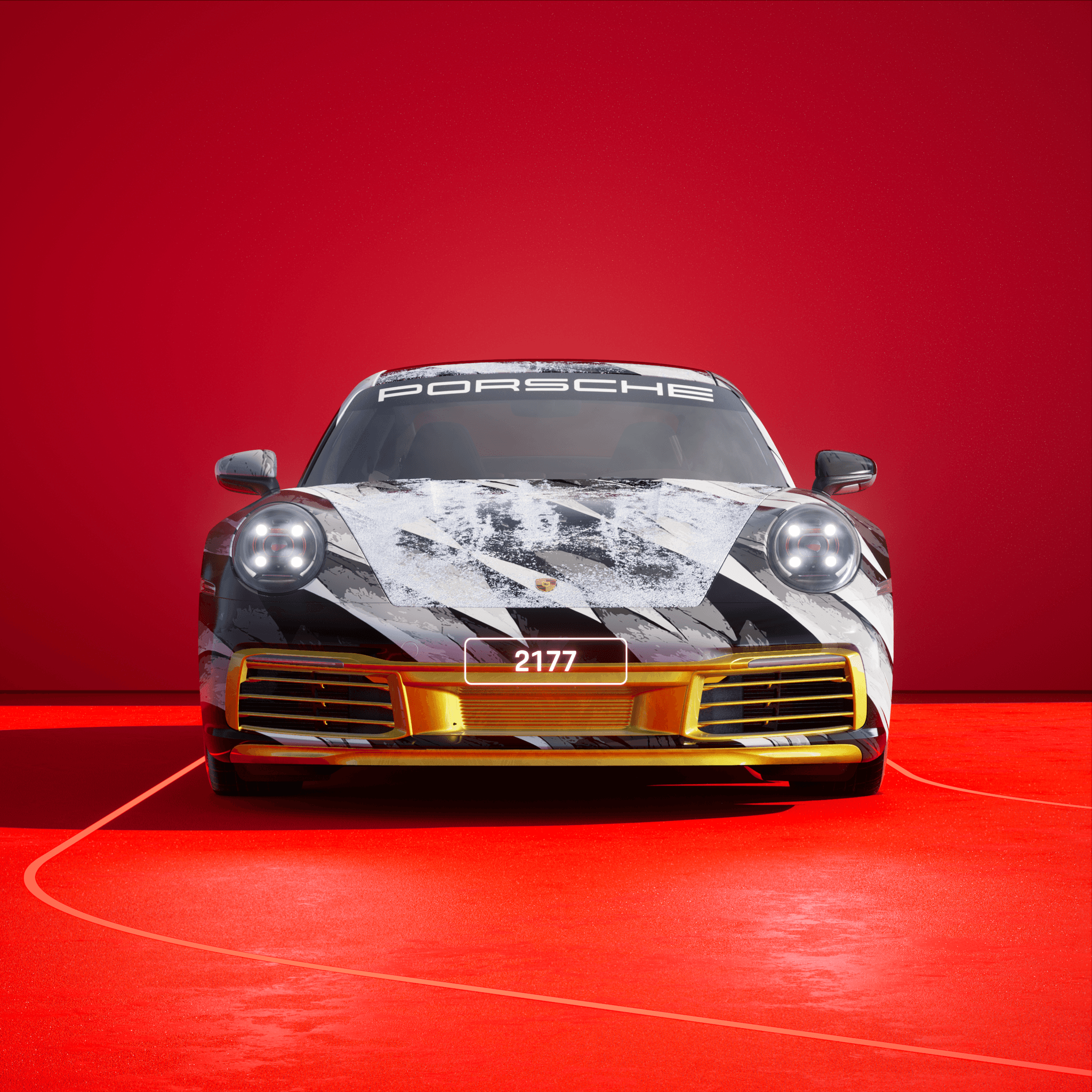 The PORSCHΞ 911 2177 image in phase
