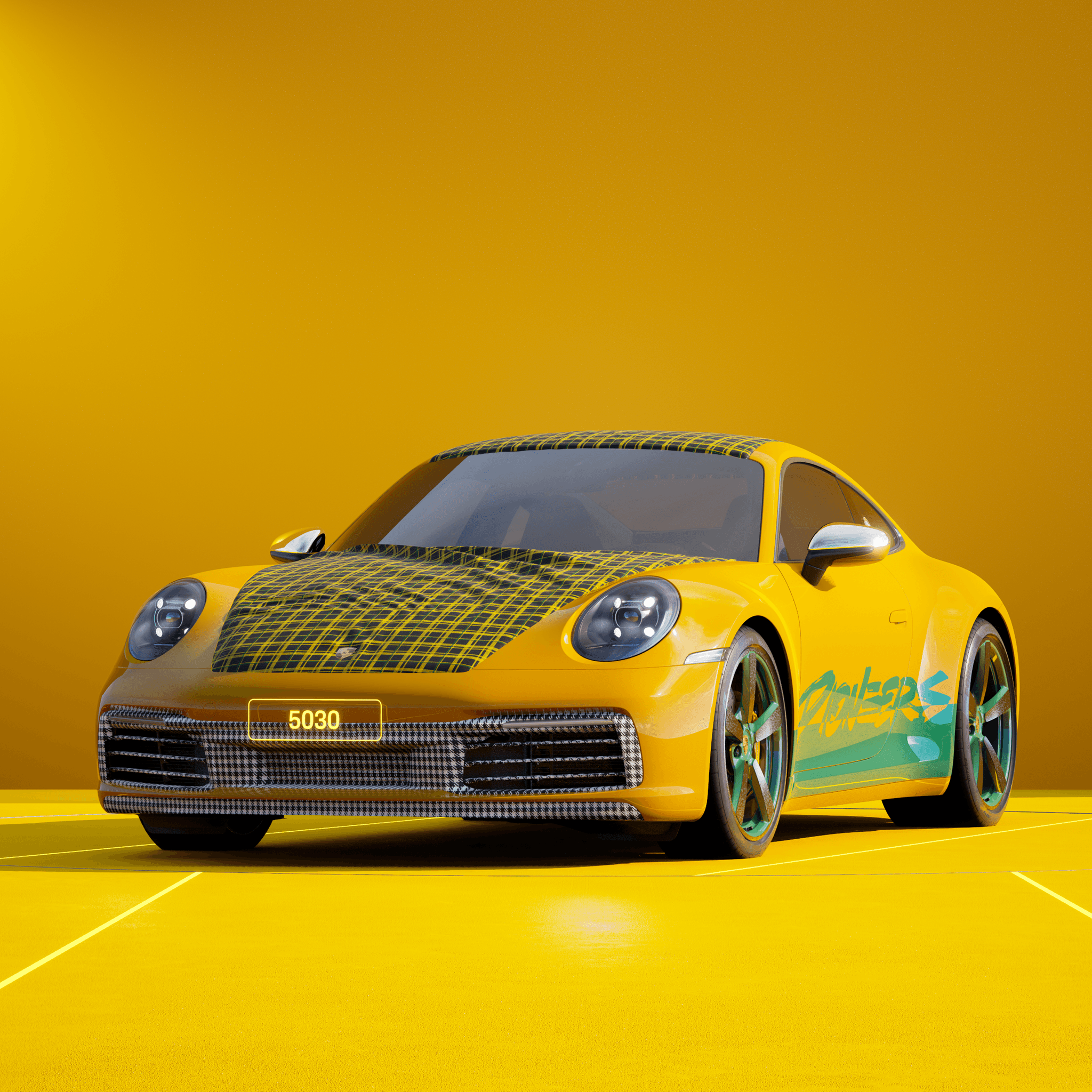 The PORSCHΞ 911 5030 image in phase