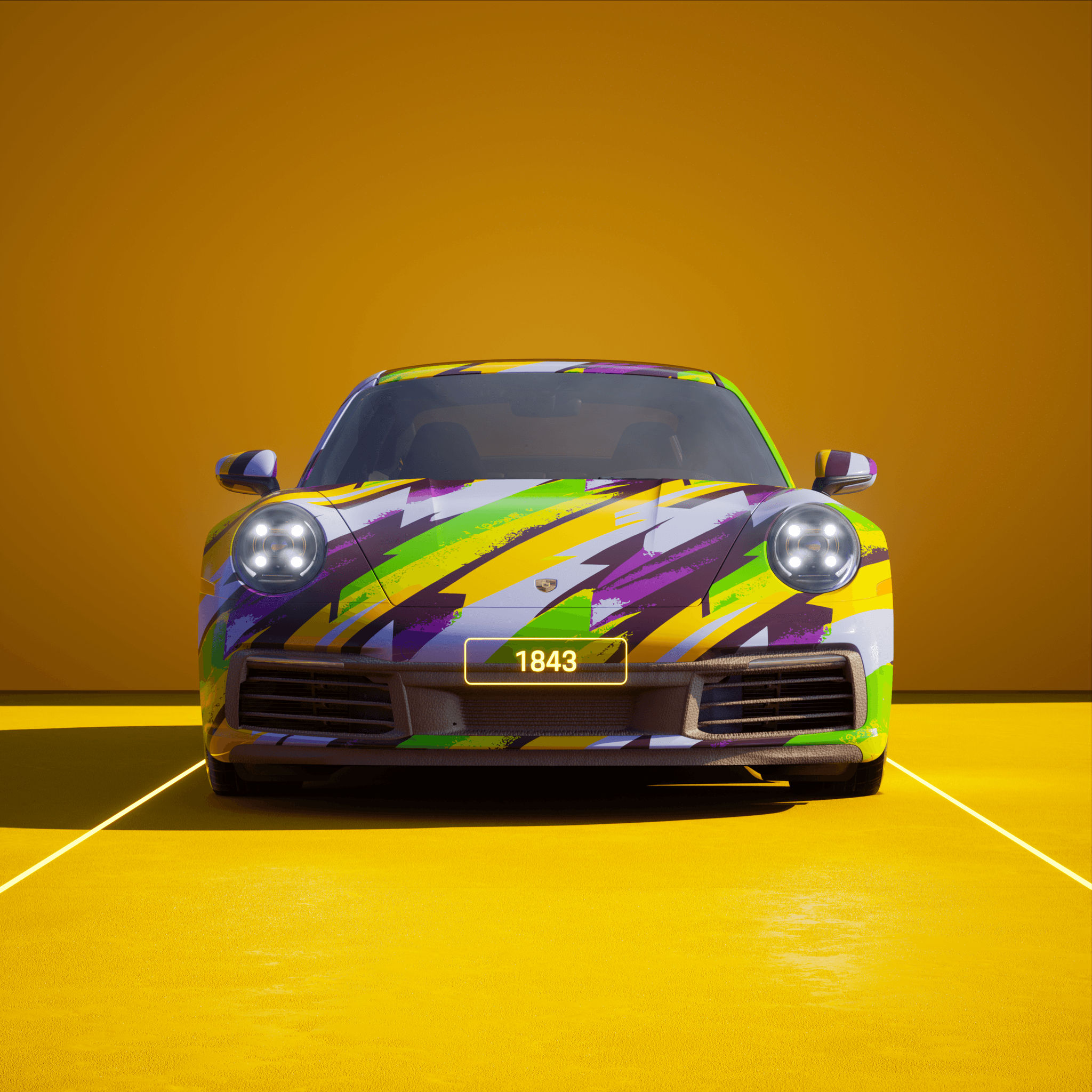The PORSCHΞ 911 1843 image in phase
