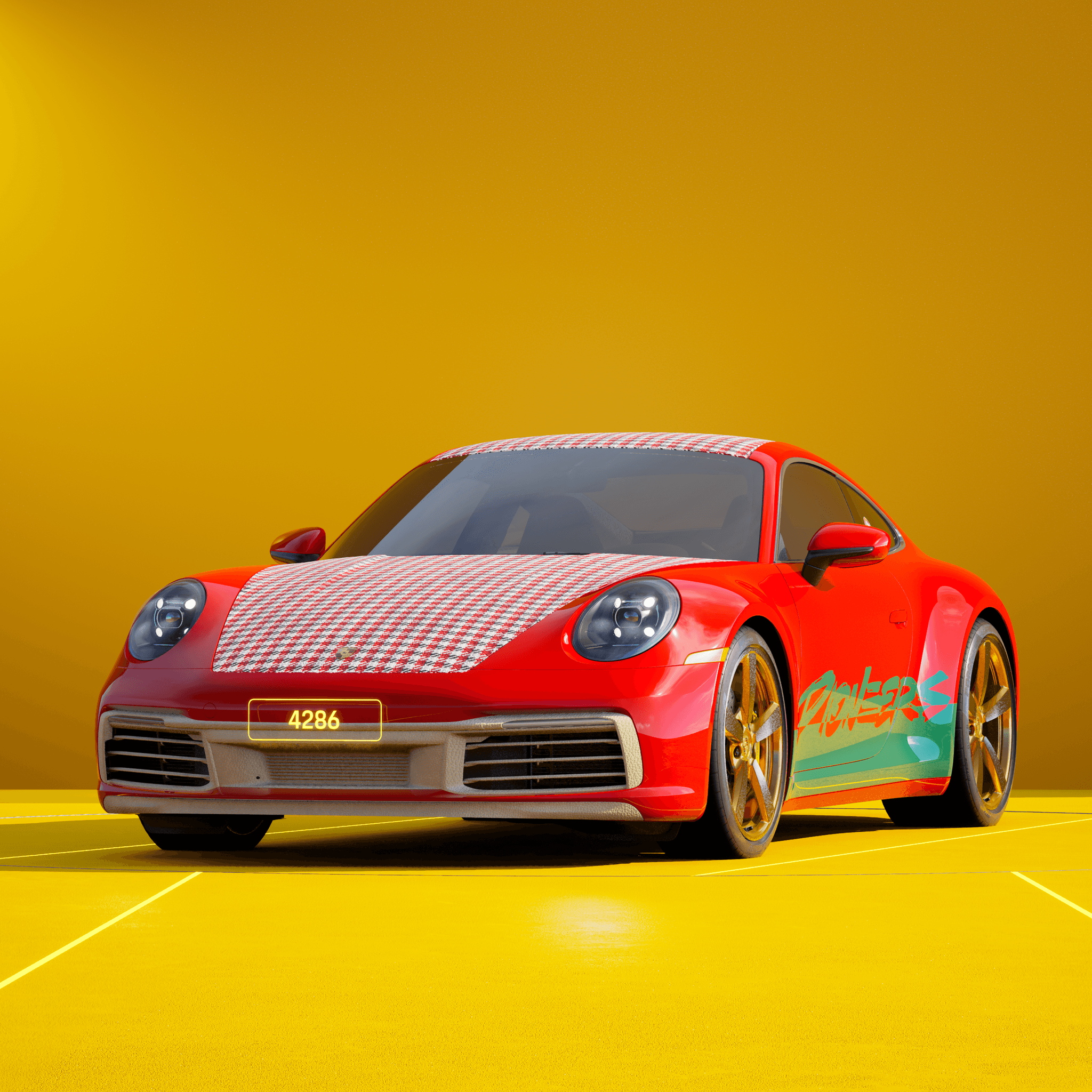 The PORSCHΞ 911 4286 image in phase