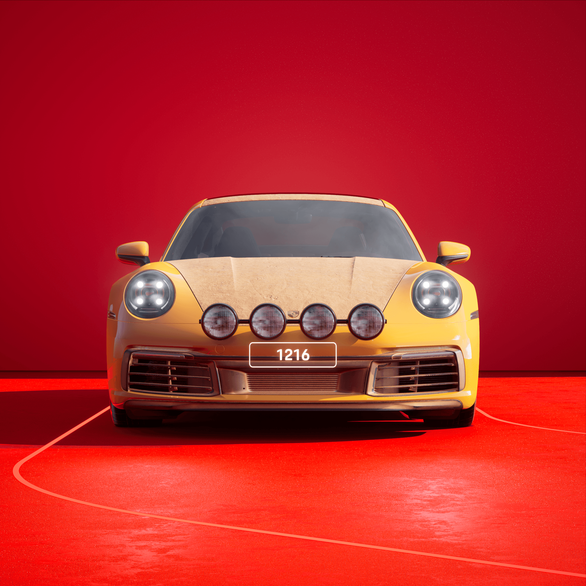 The PORSCHΞ 911 1216 image in phase