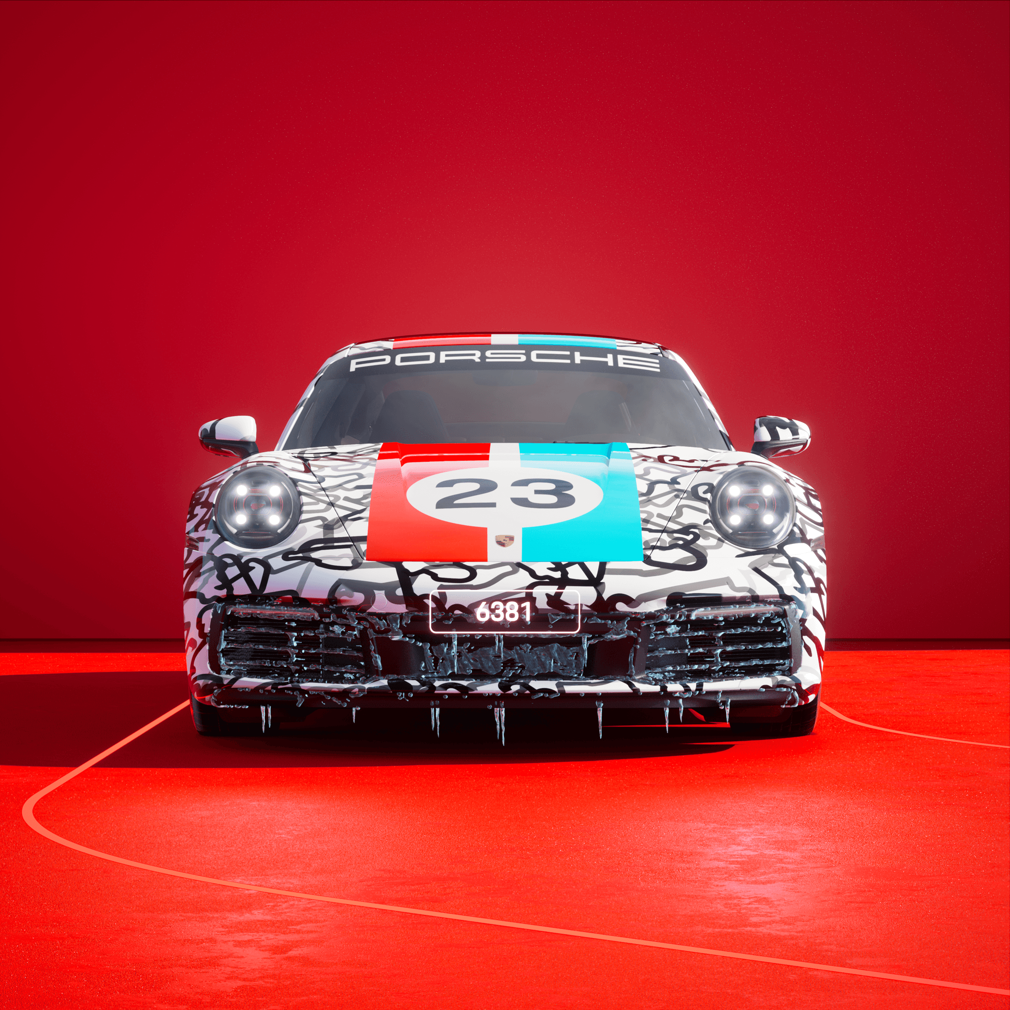 The PORSCHΞ 911 6381 image in phase
