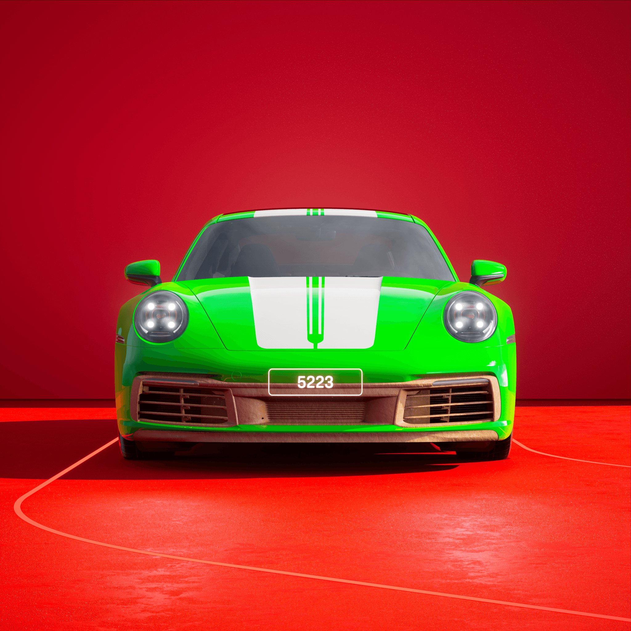 The PORSCHΞ 911 5223 image in phase