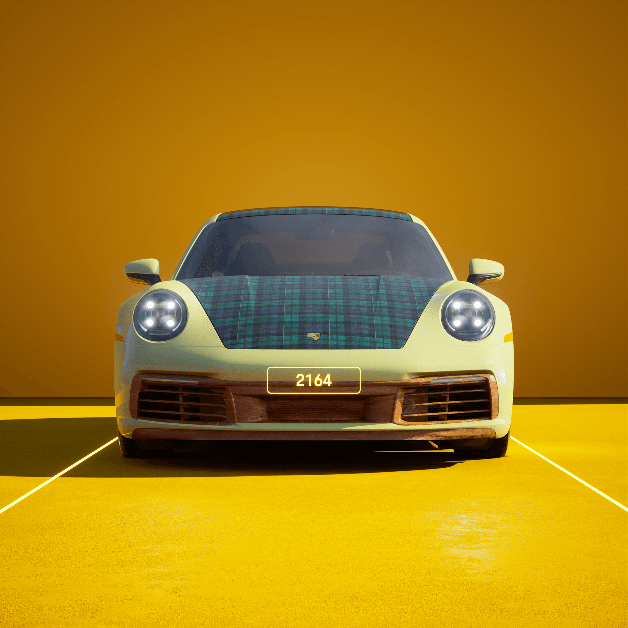 The PORSCHΞ 911 2164 image in phase