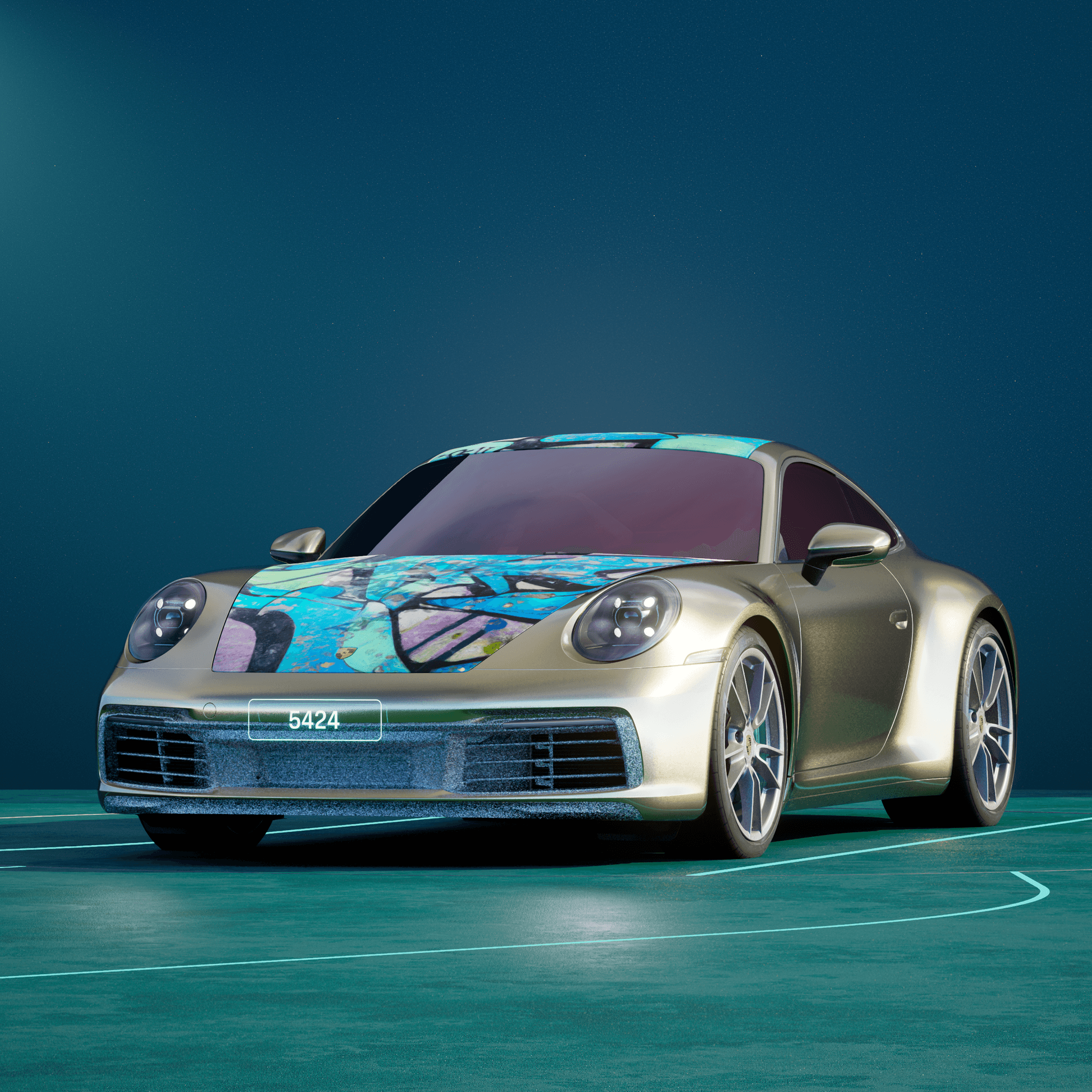 The PORSCHΞ 911 5424 image in phase