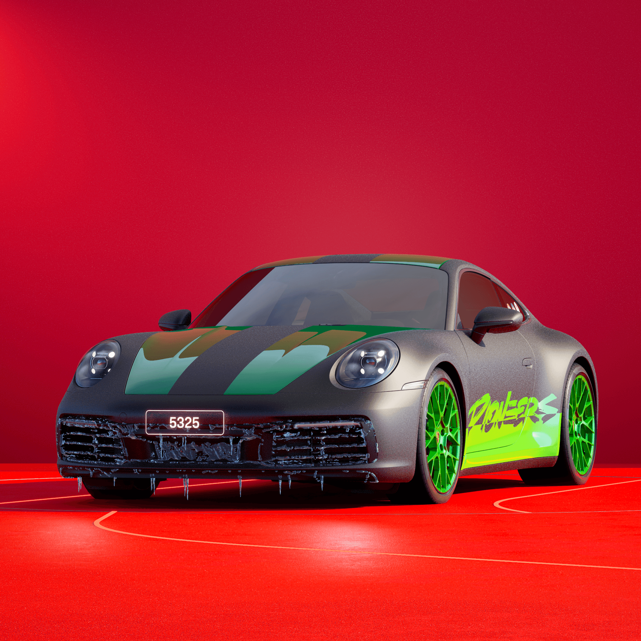 The PORSCHΞ 911 5325 image in phase