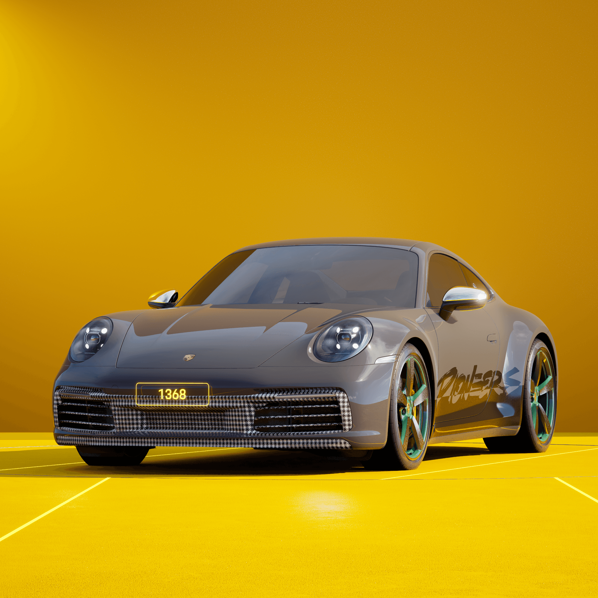 The PORSCHΞ 911 1368 image in phase