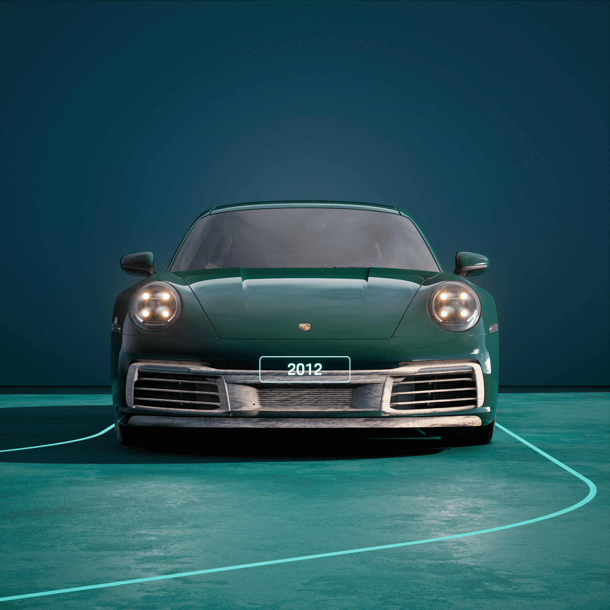The PORSCHΞ 911 2012 image in phase