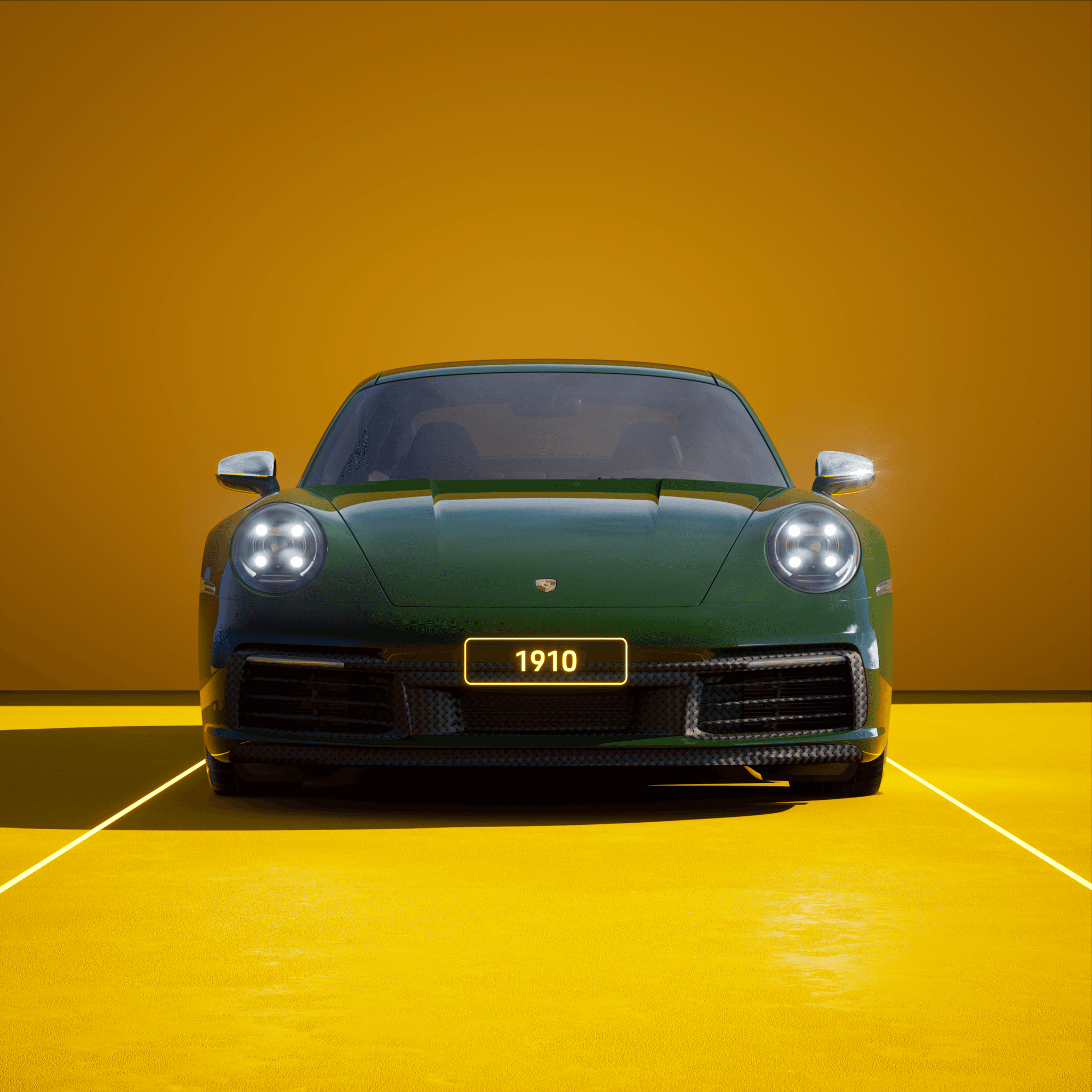 The PORSCHΞ 911 1910 image in phase