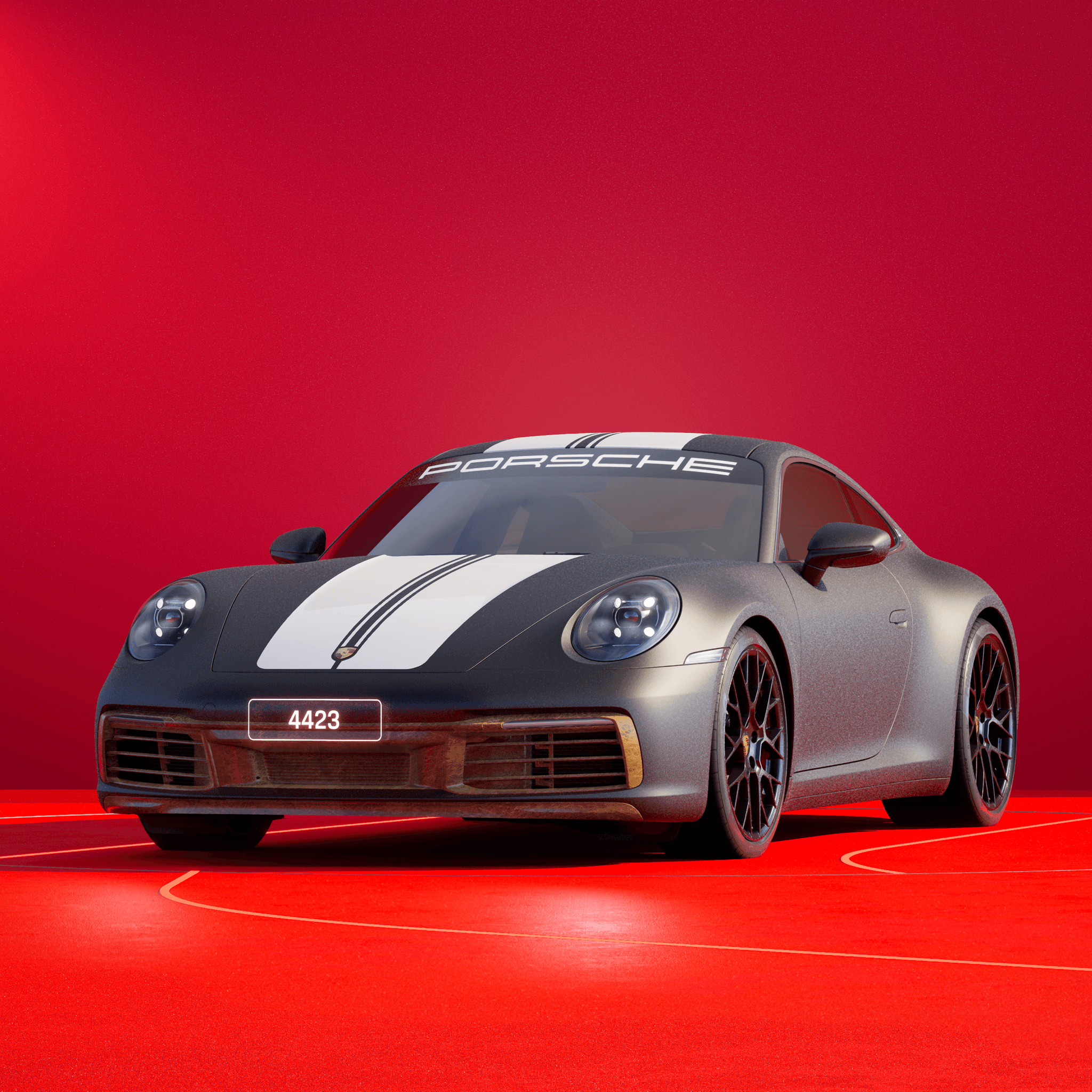 The PORSCHΞ 911 4423 image in phase