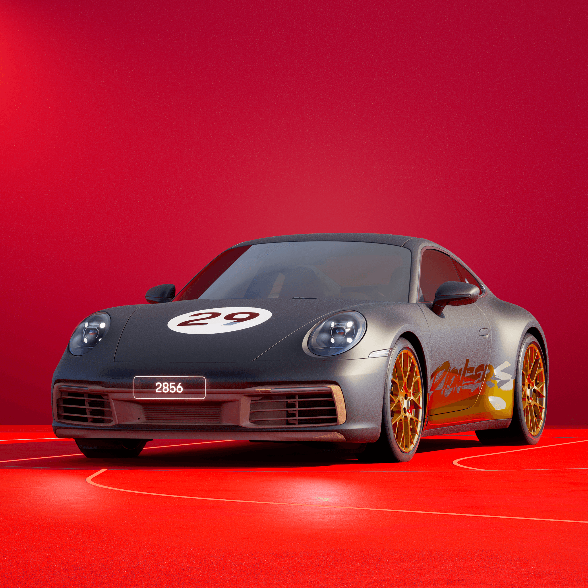 The PORSCHΞ 911 2856 image in phase