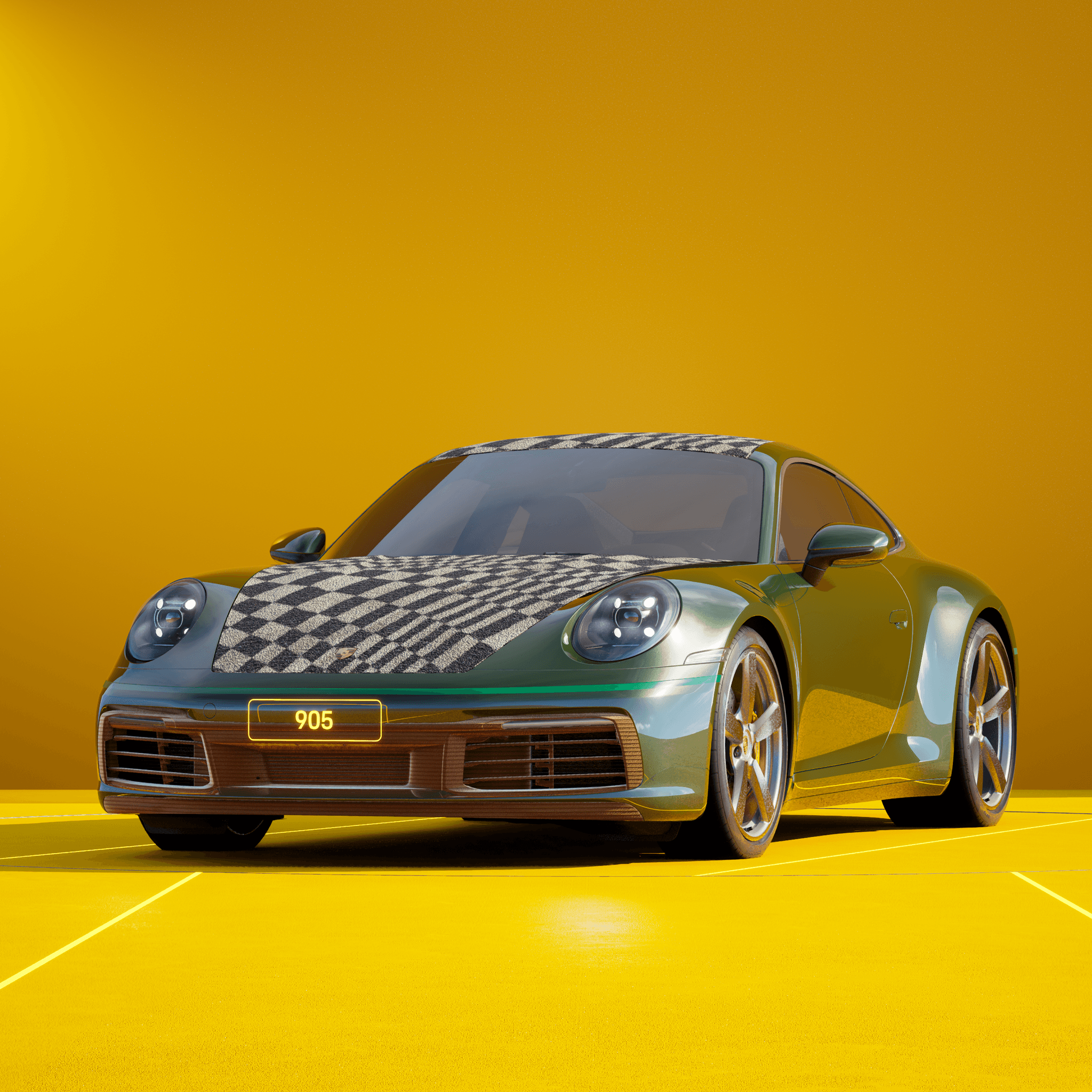The PORSCHΞ 911 905 image in phase