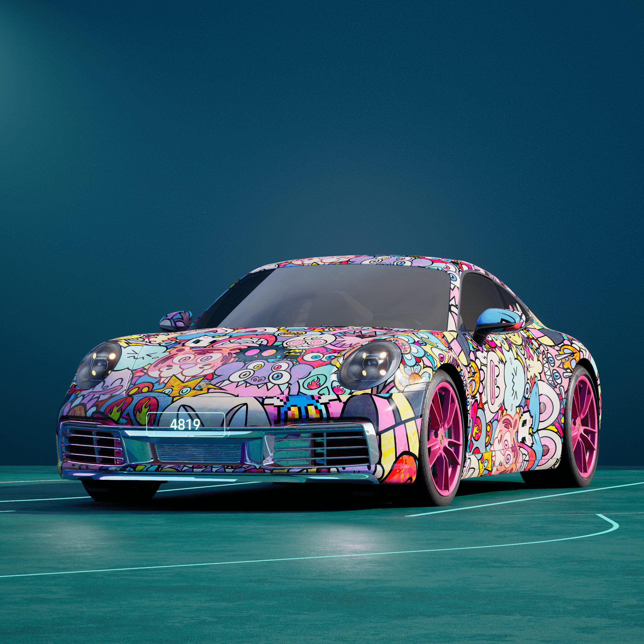 The PORSCHΞ 911 4819 image in phase