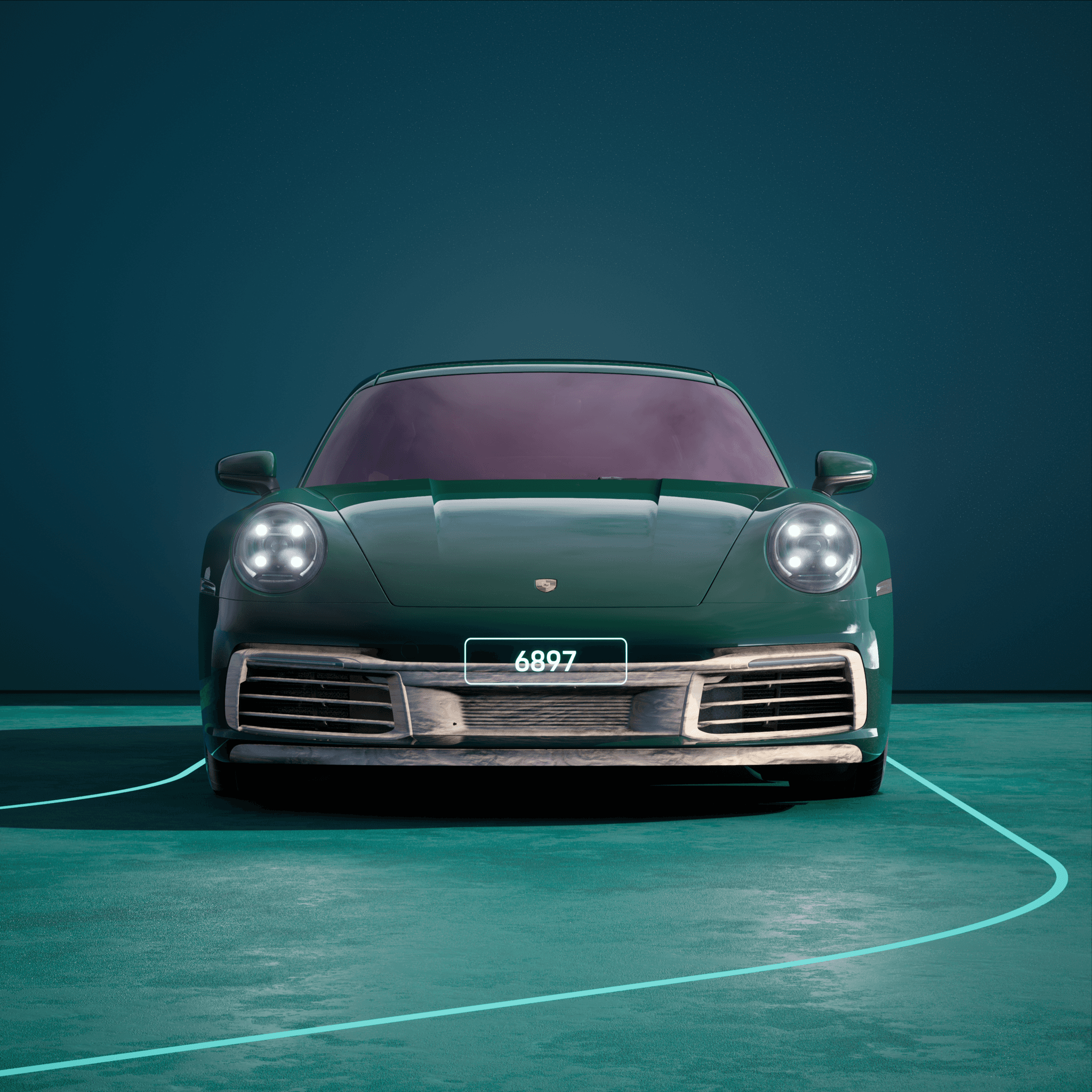 The PORSCHΞ 911 6897 image in phase