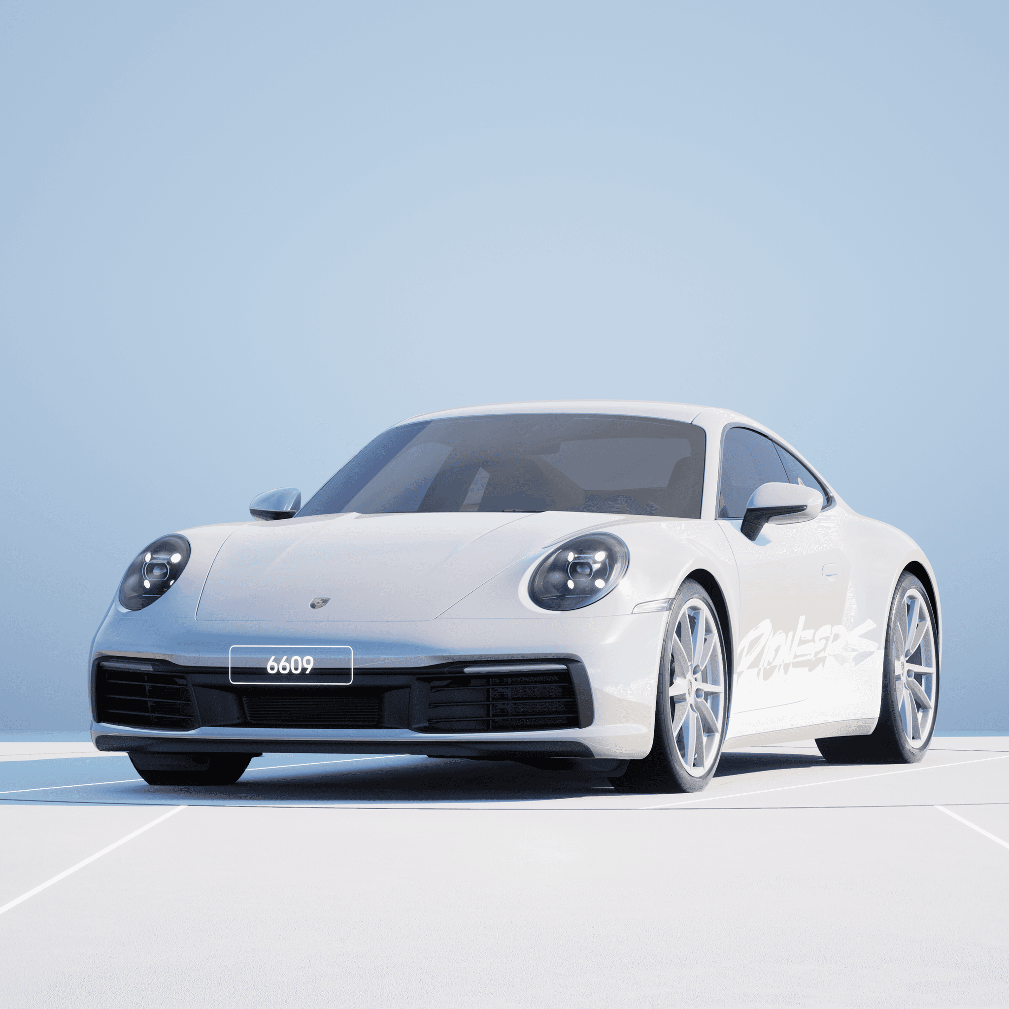 The PORSCHΞ 911 6609 image in phase