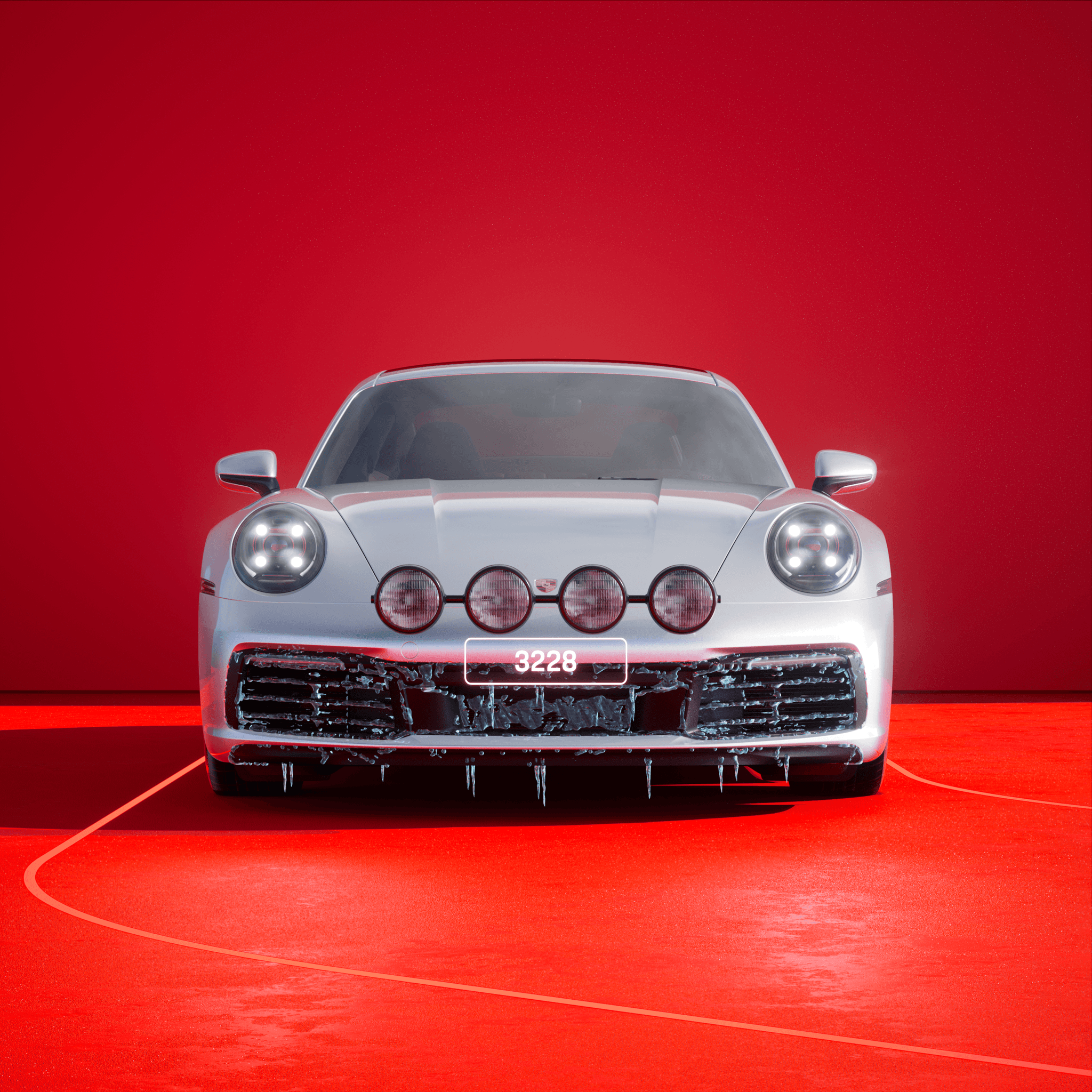 The PORSCHΞ 911 3228 image in phase