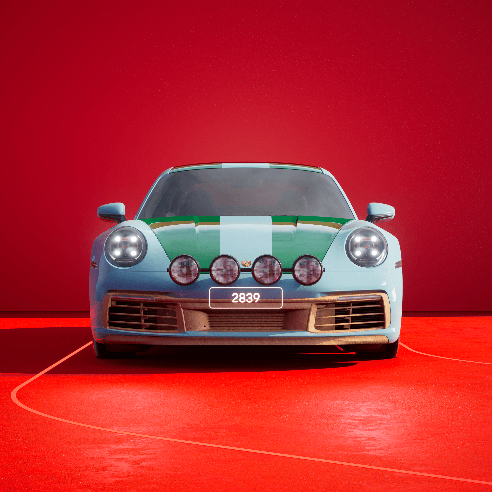 The PORSCHΞ 911 2839 image in phase