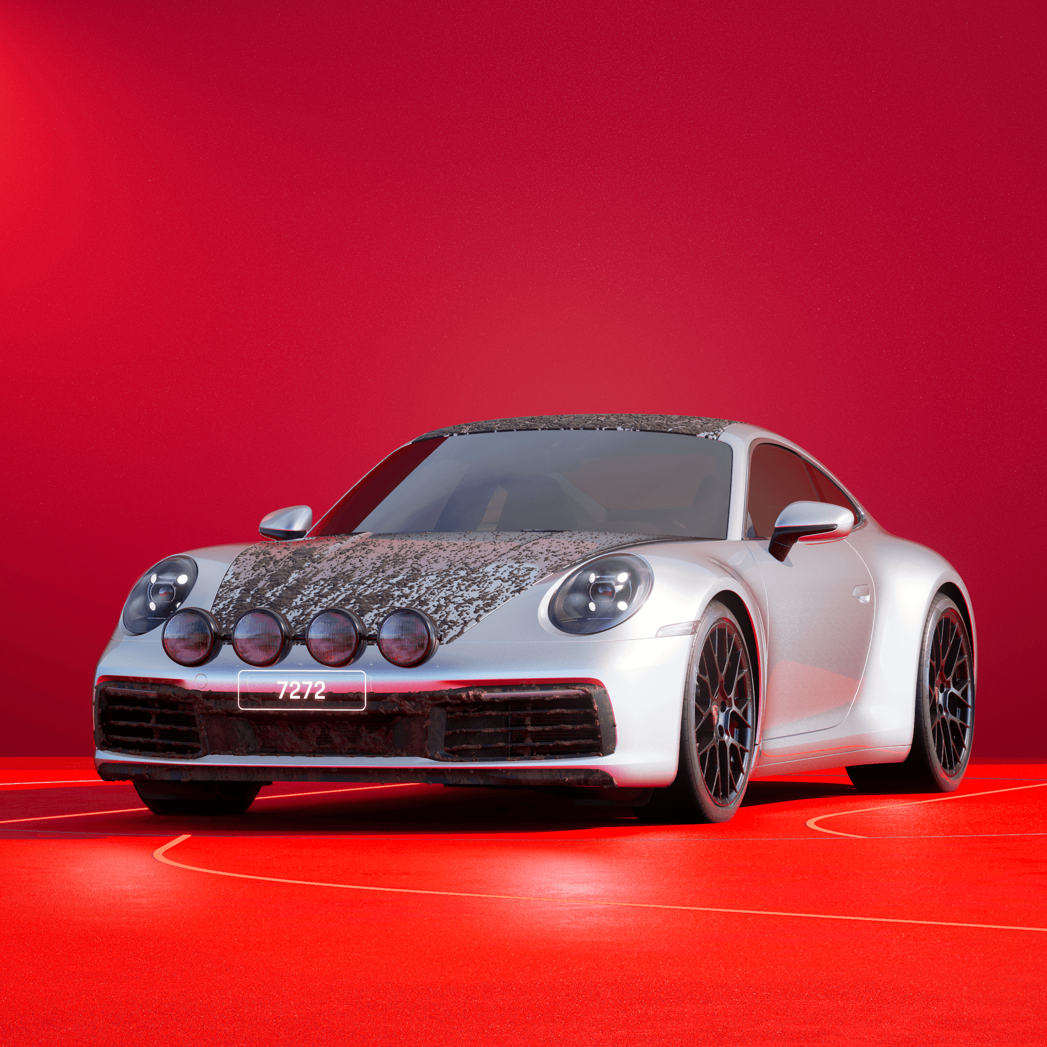 The PORSCHΞ 911 7272 image in phase