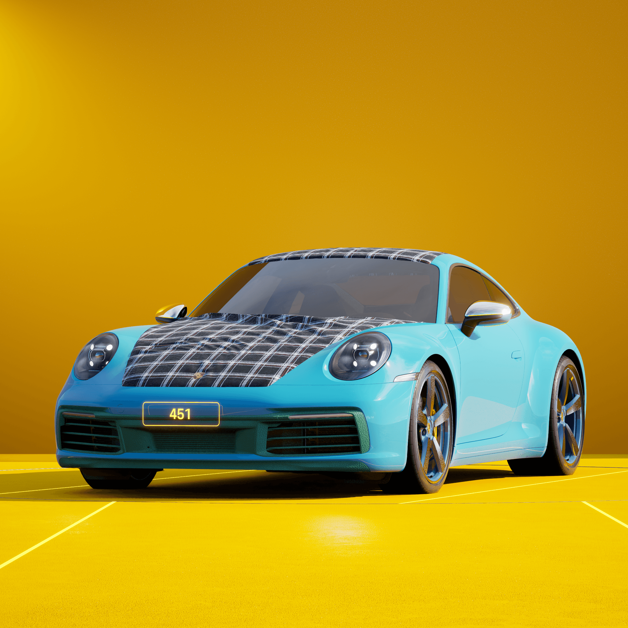 The PORSCHΞ 911 451 image in phase