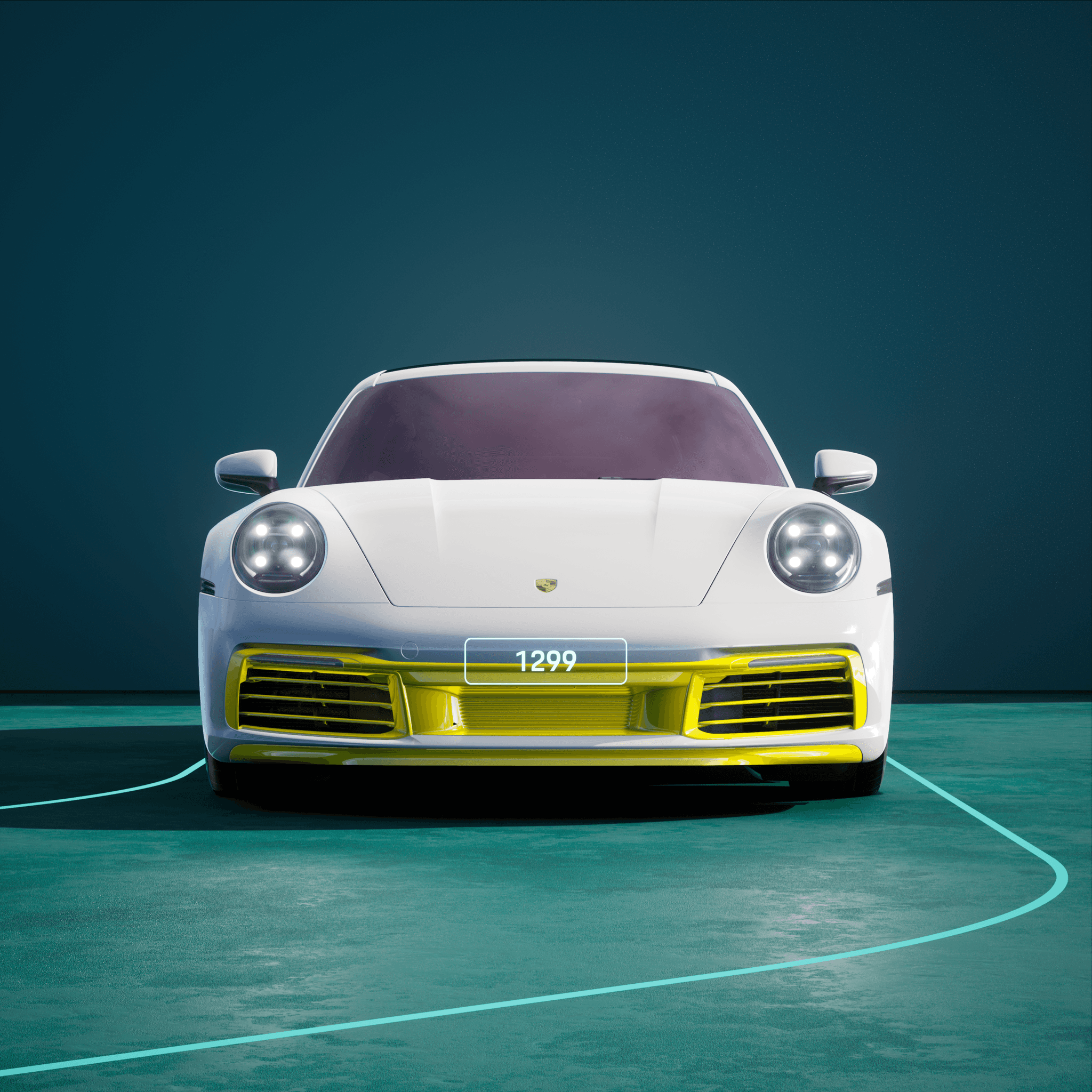 The PORSCHΞ 911 1299 image in phase
