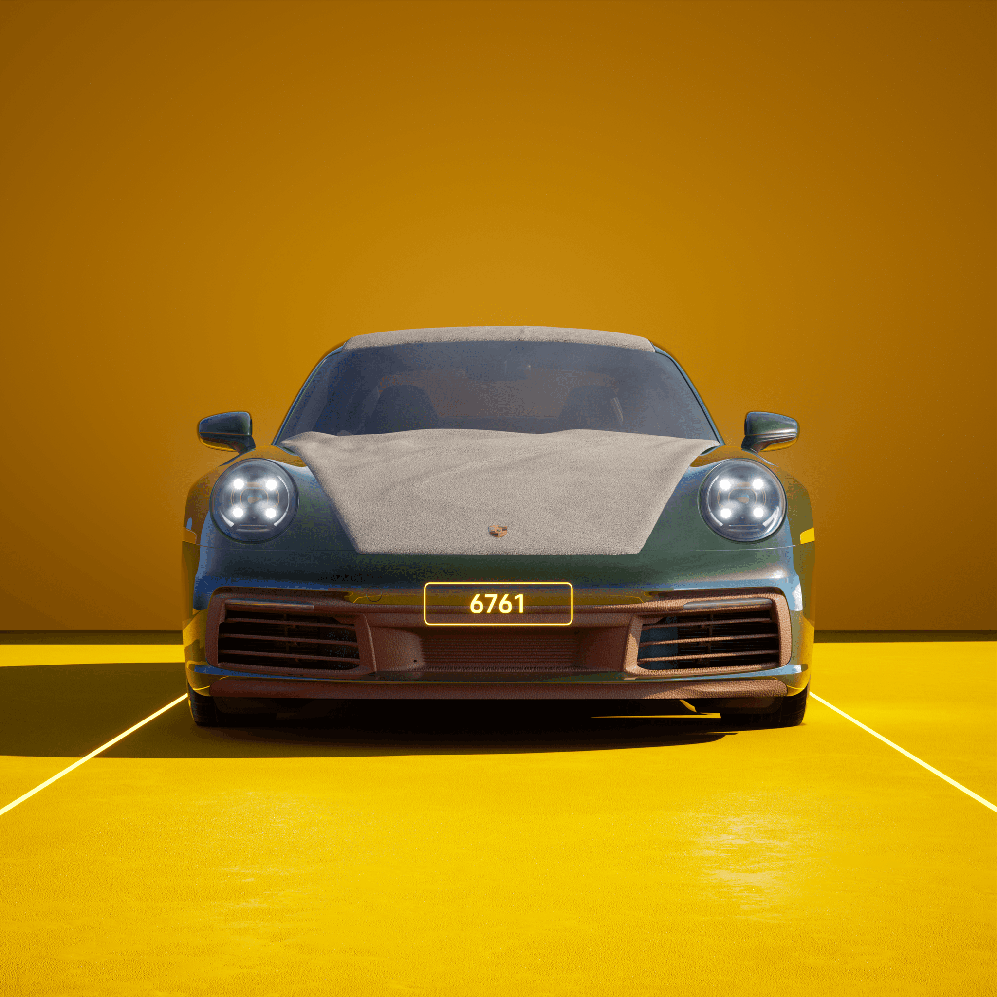 The PORSCHΞ 911 6761 image in phase