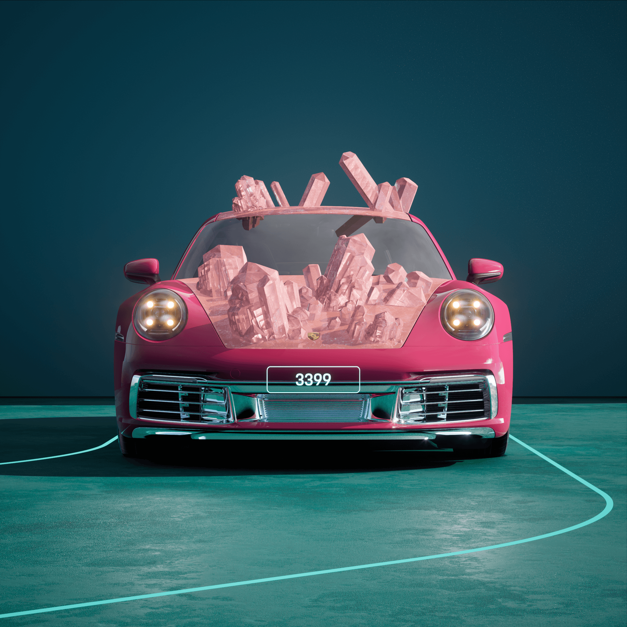 The PORSCHΞ 911 3399 image in phase