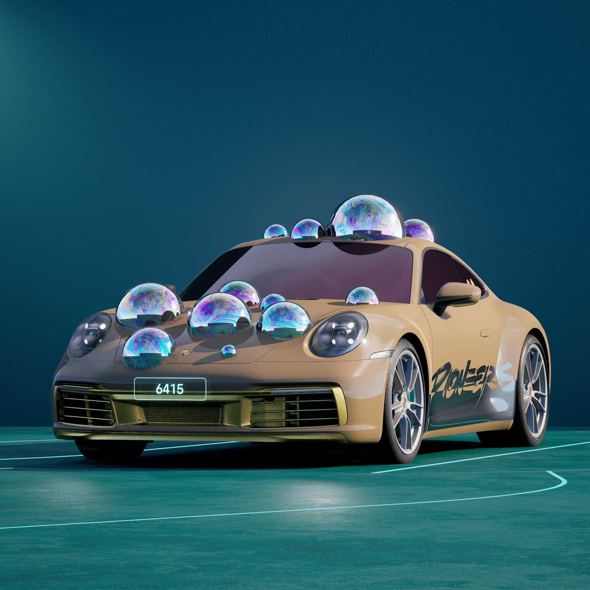 The PORSCHΞ 911 6415 image in phase
