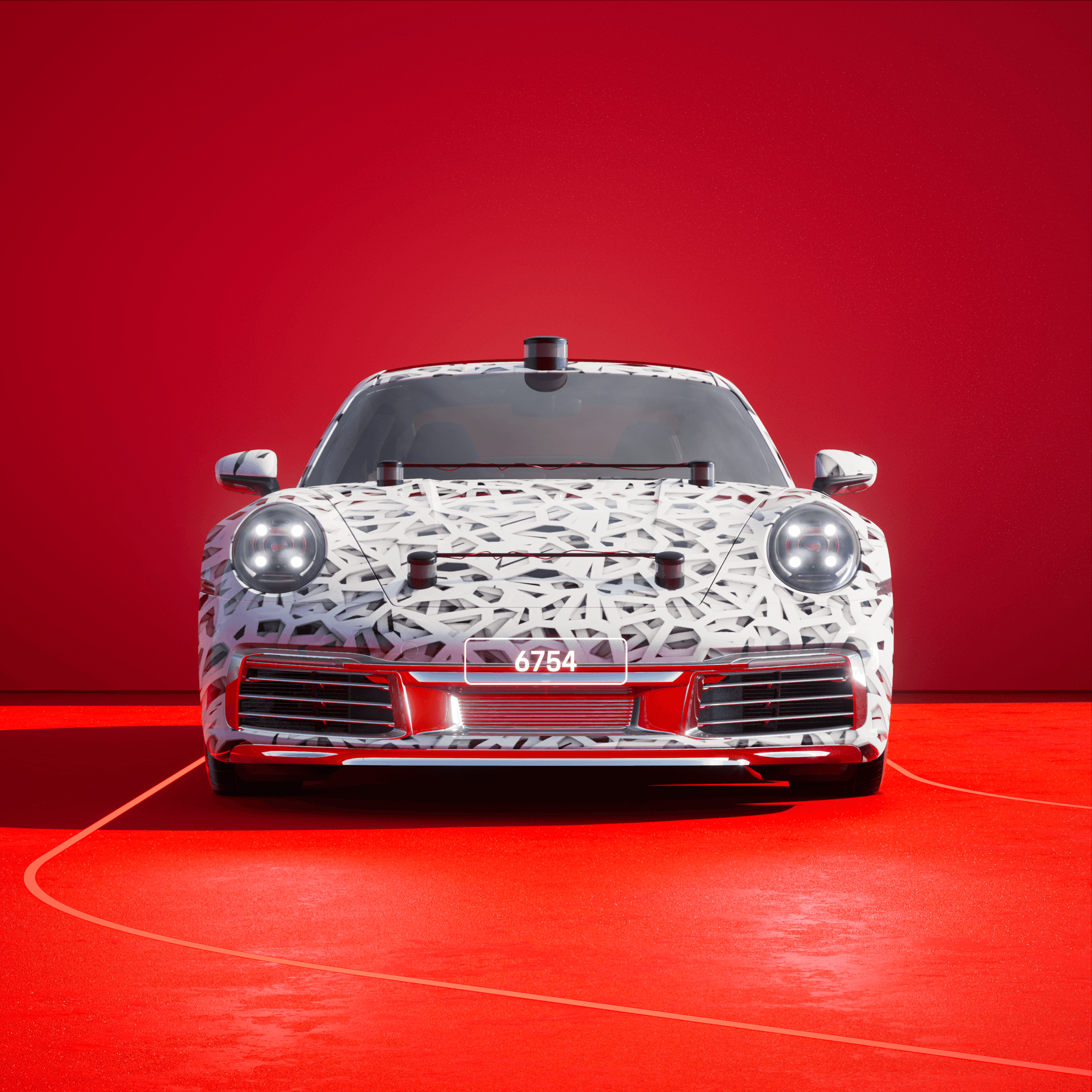 The PORSCHΞ 911 6754 image in phase