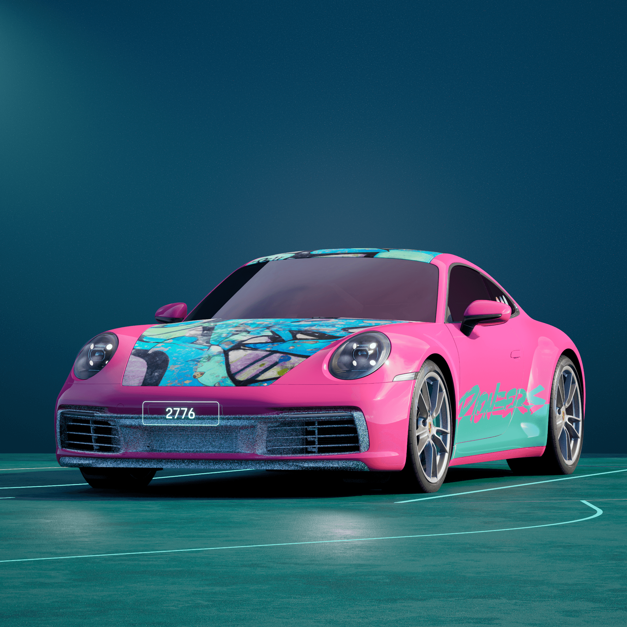 The PORSCHΞ 911 2776 image in phase
