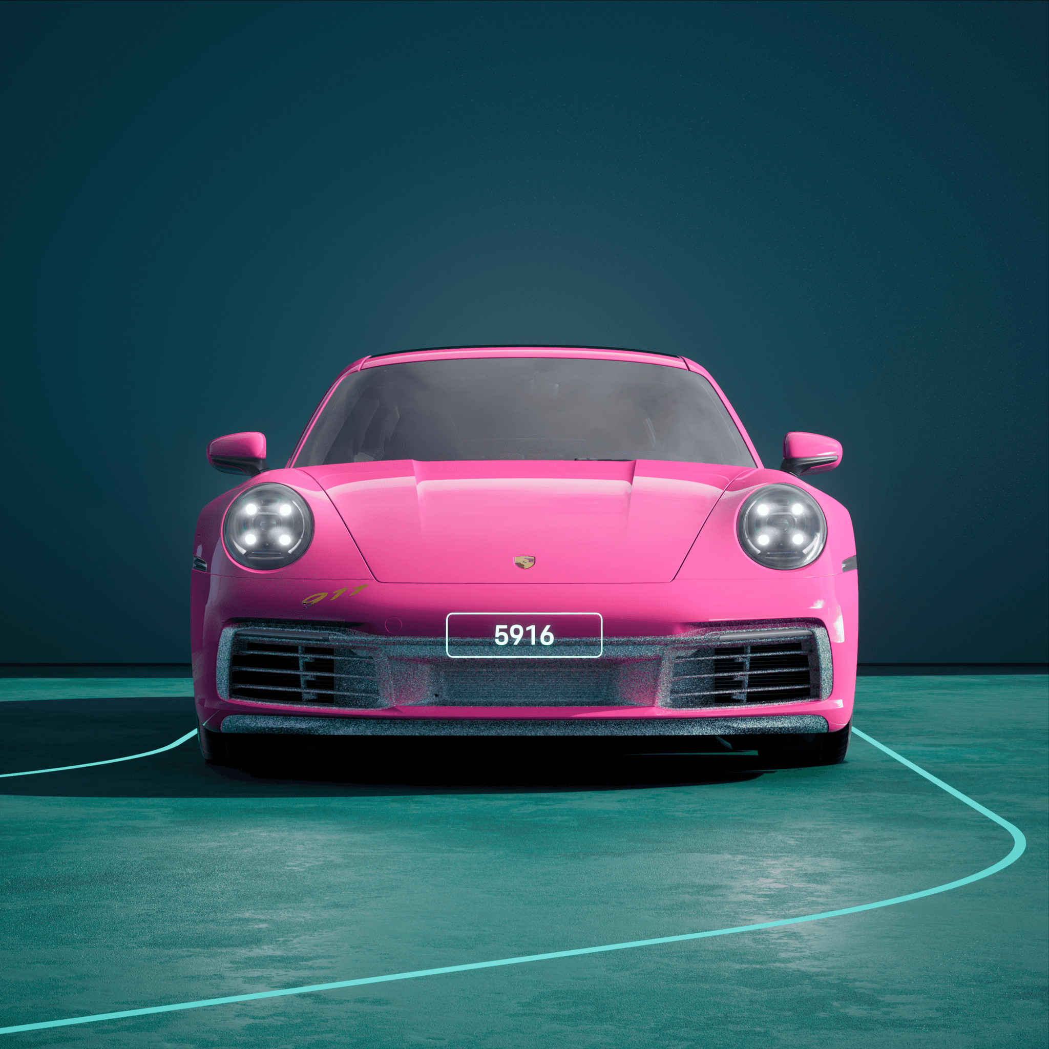The PORSCHΞ 911 5916 image in phase