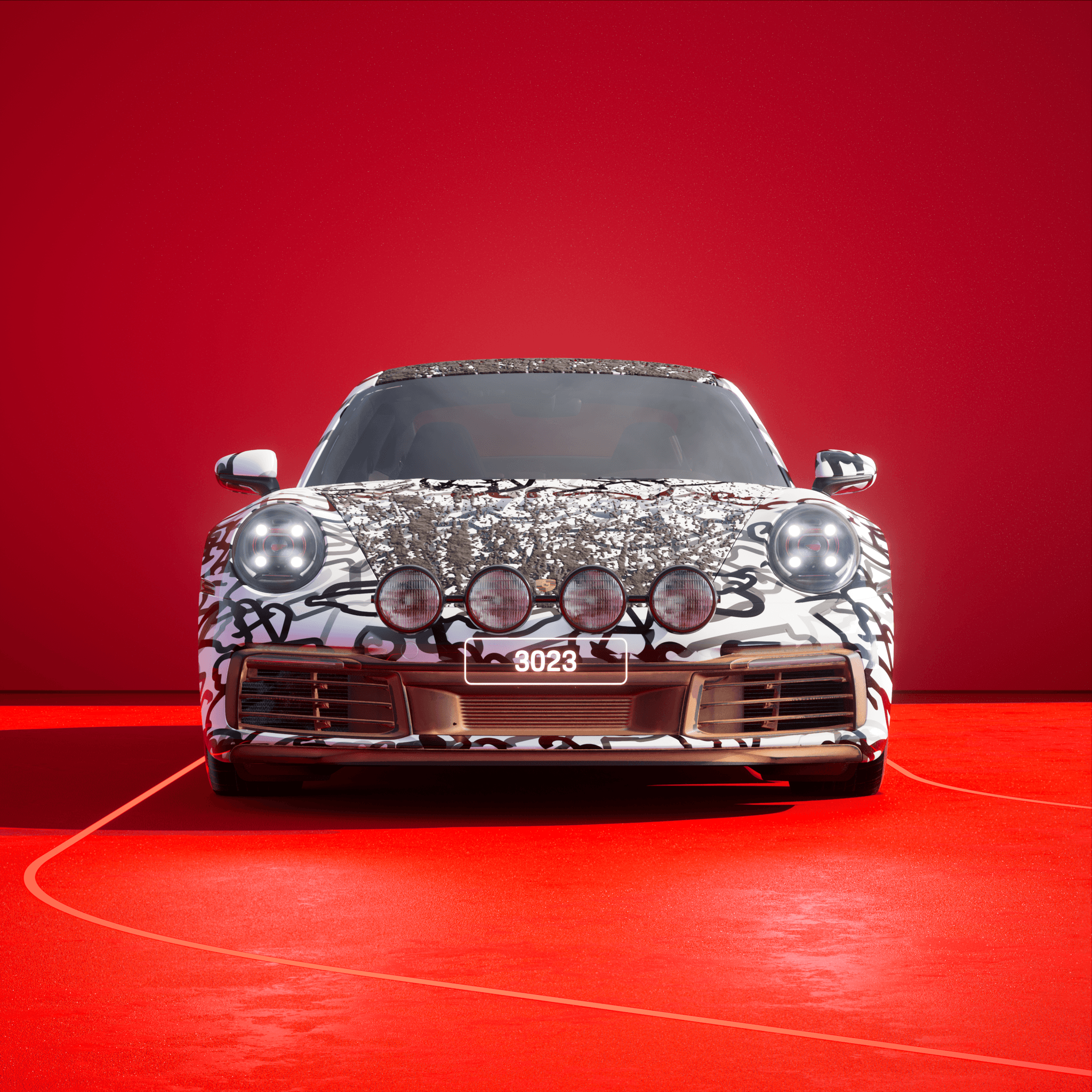 The PORSCHΞ 911 3023 image in phase