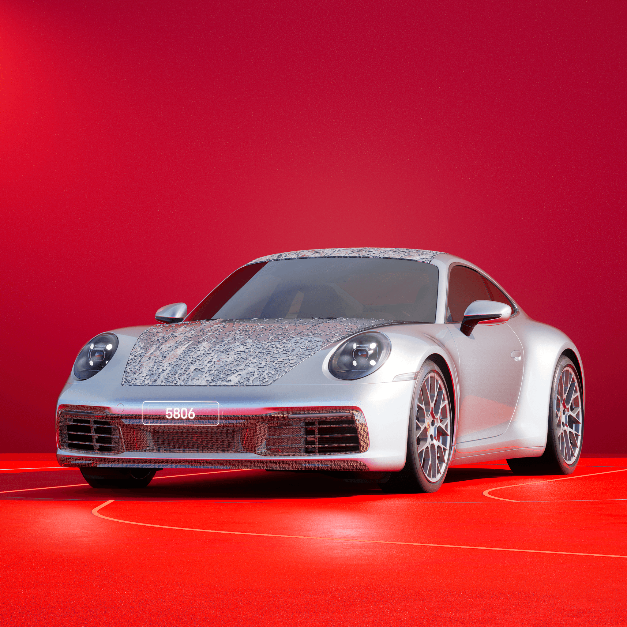 The PORSCHΞ 911 5806 image in phase
