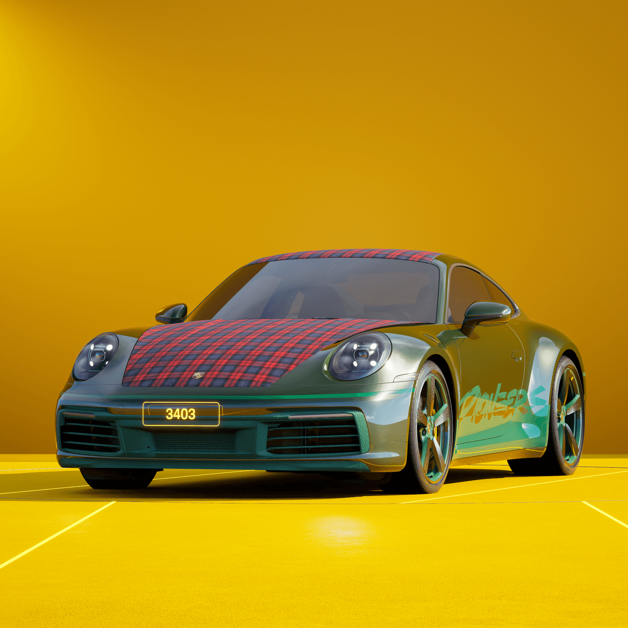 The PORSCHΞ 911 3403 image in phase