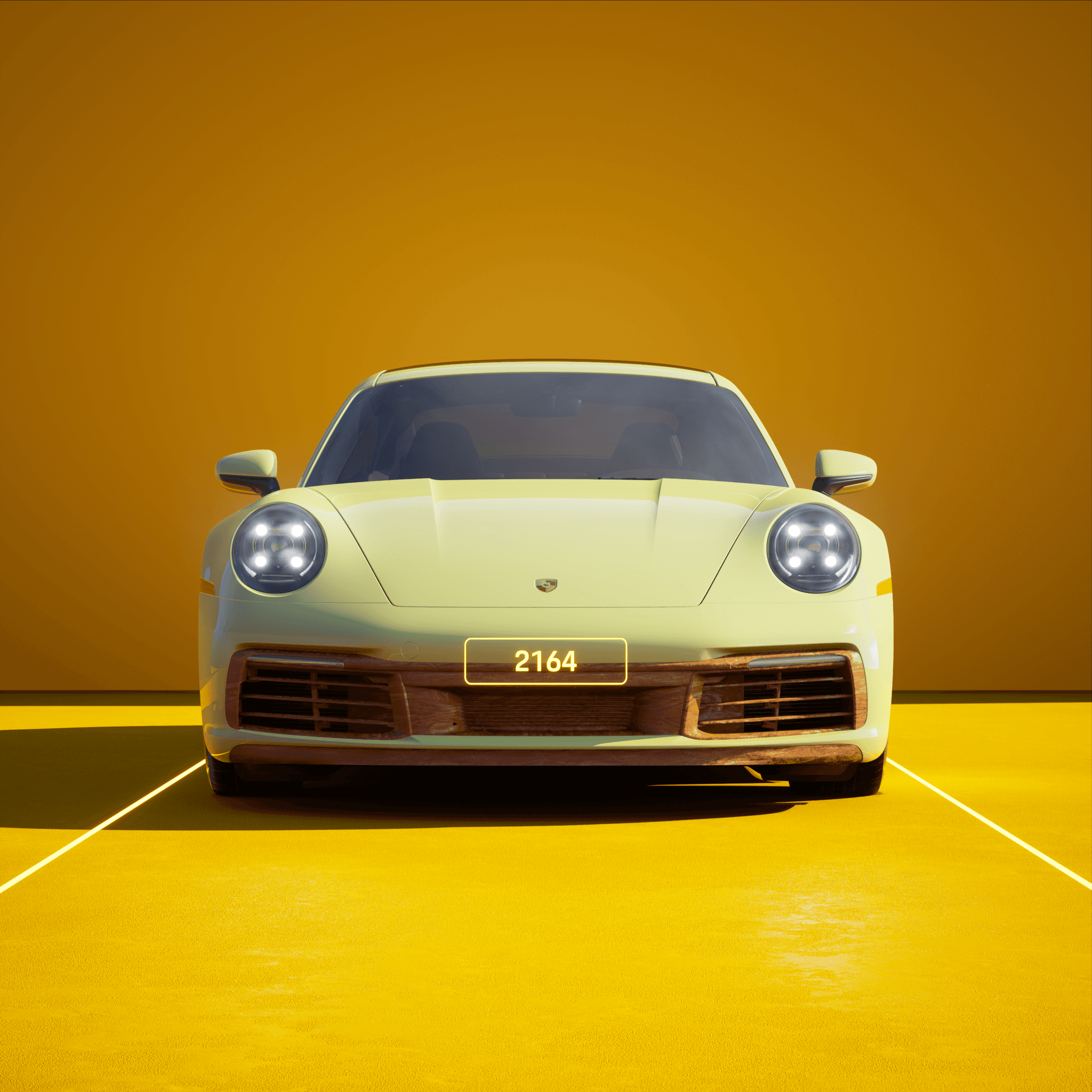 The PORSCHΞ 911 2164 image in phase