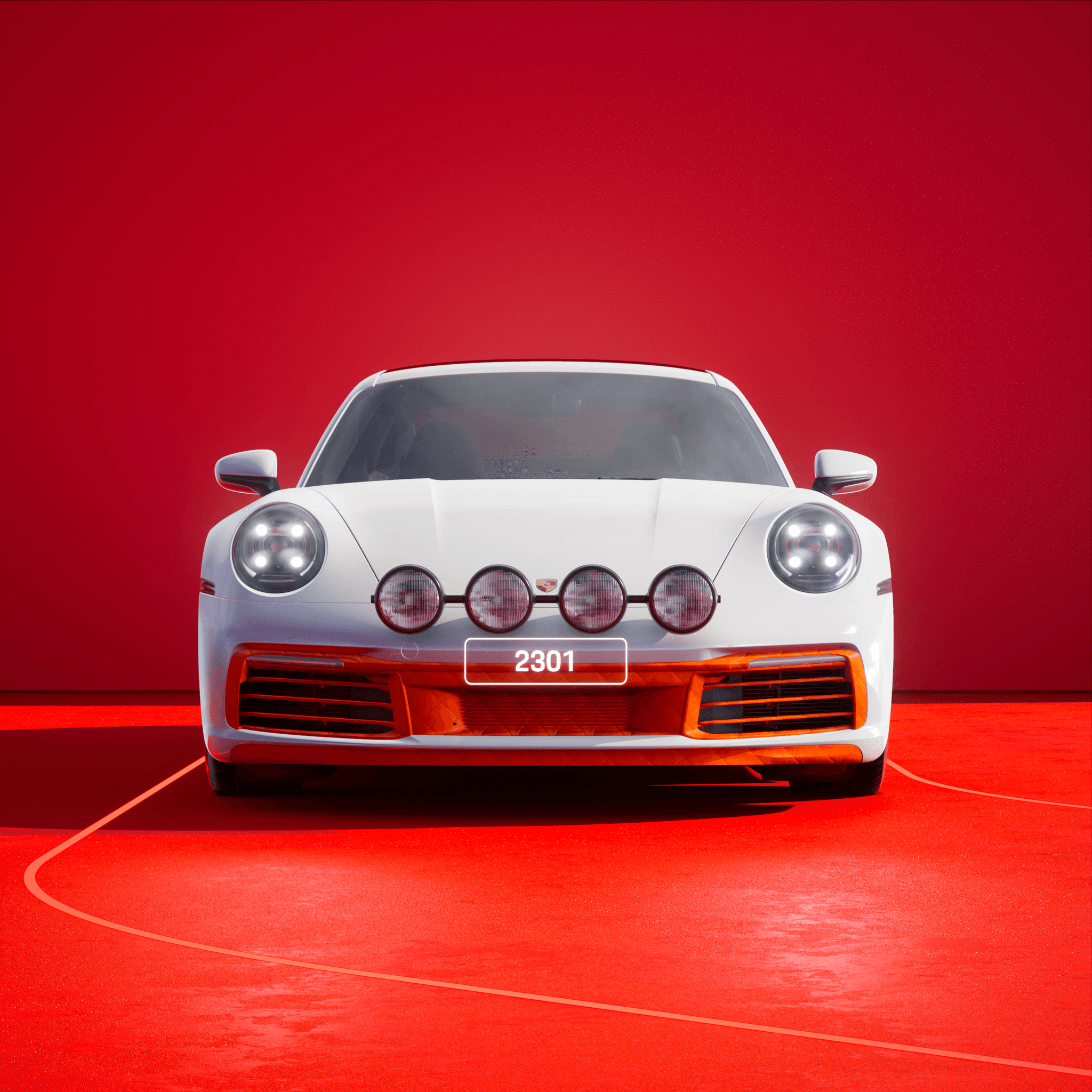 The PORSCHΞ 911 2301 image in phase