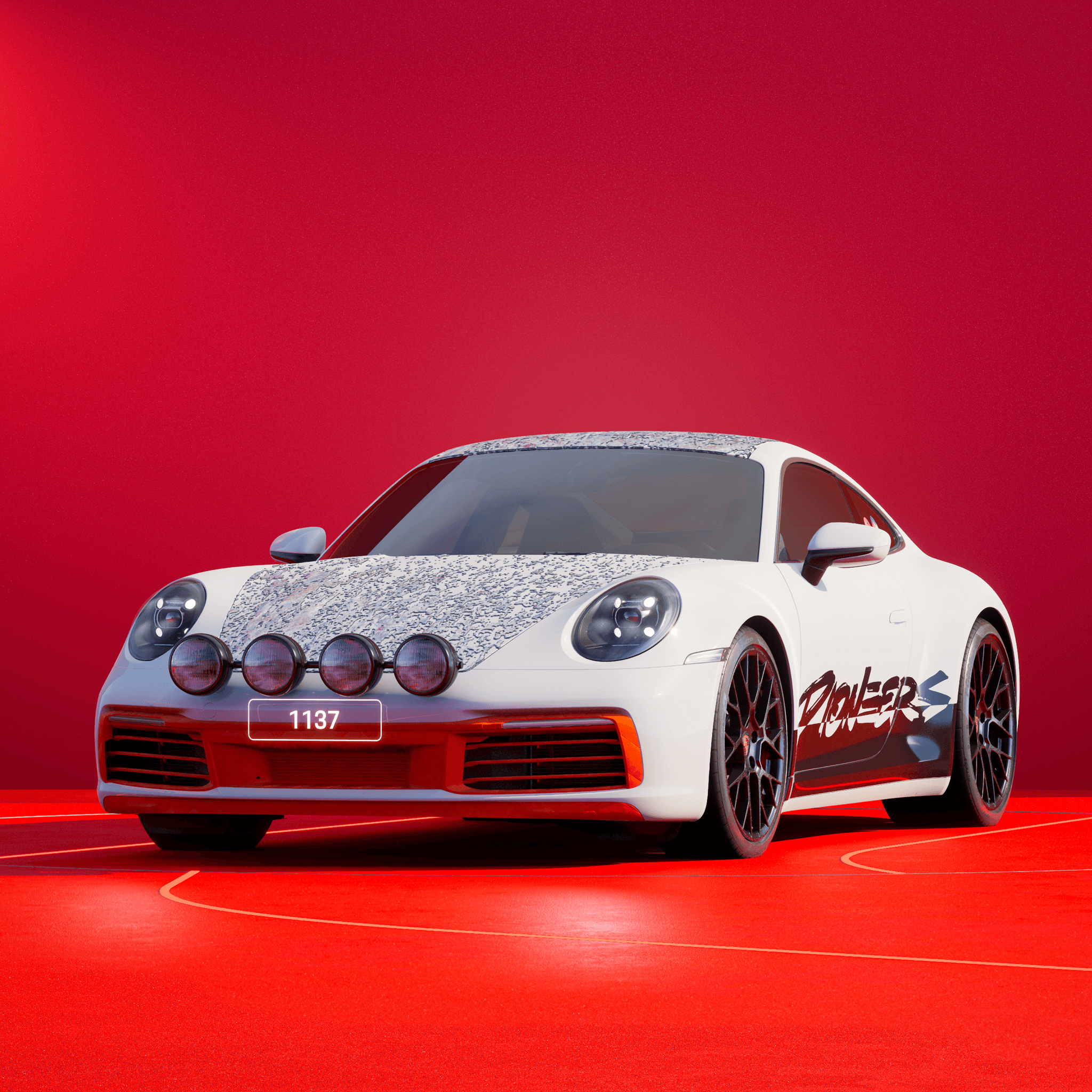The PORSCHΞ 911 1137 image in phase