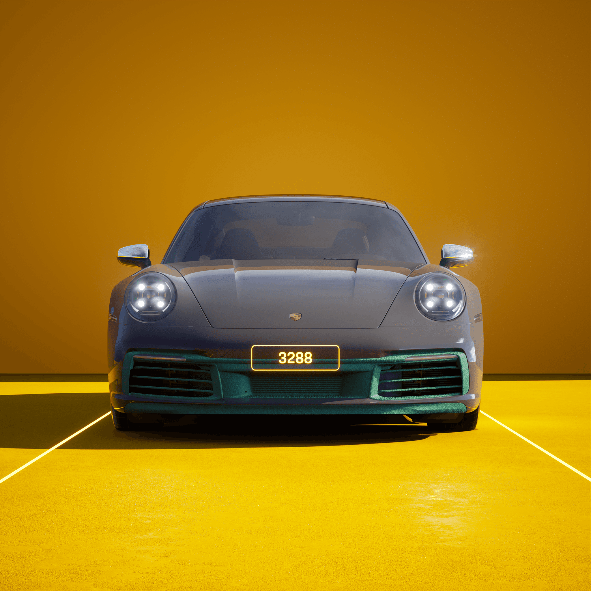 The PORSCHΞ 911 3288 image in phase