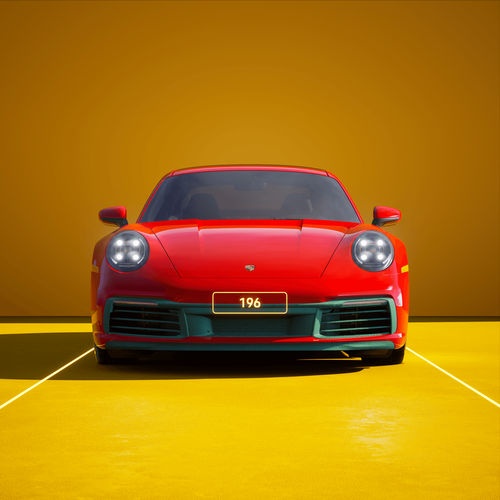 The PORSCHΞ 911 196 image in phase