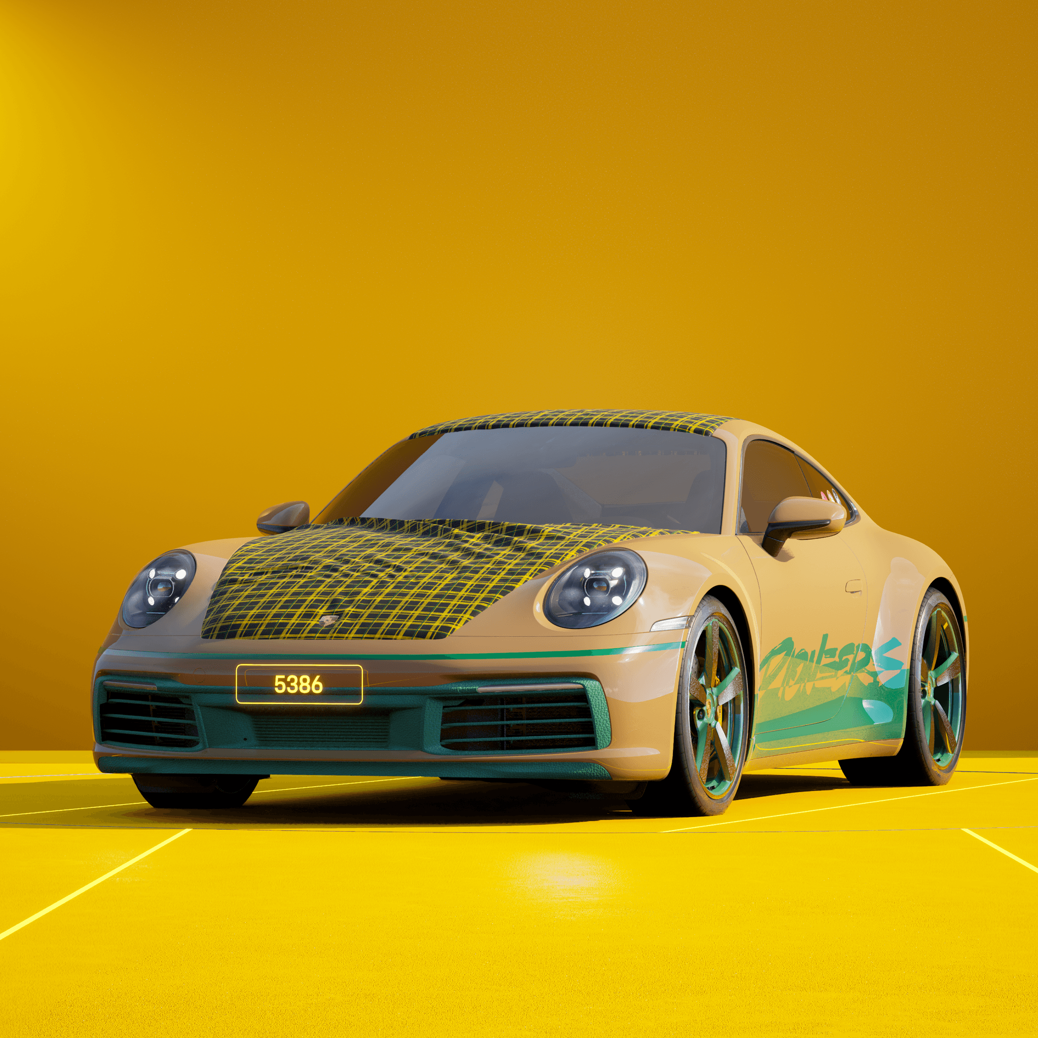 The PORSCHΞ 911 5386 image in phase