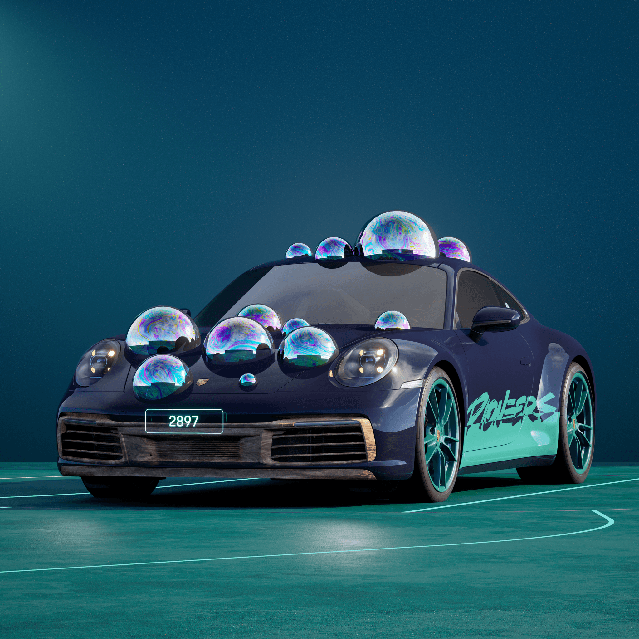 The PORSCHΞ 911 2897 image in phase
