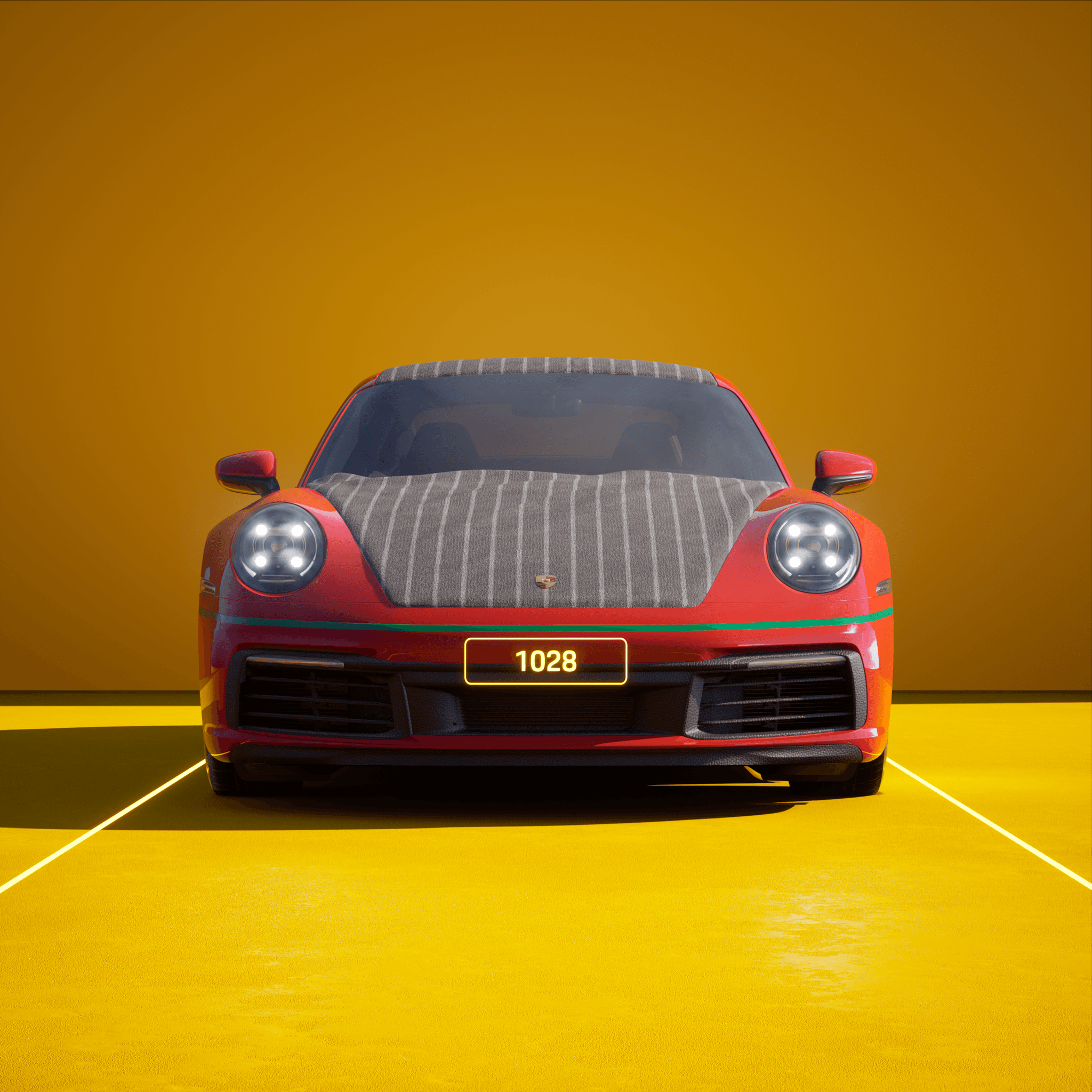The PORSCHΞ 911 1028 image in phase